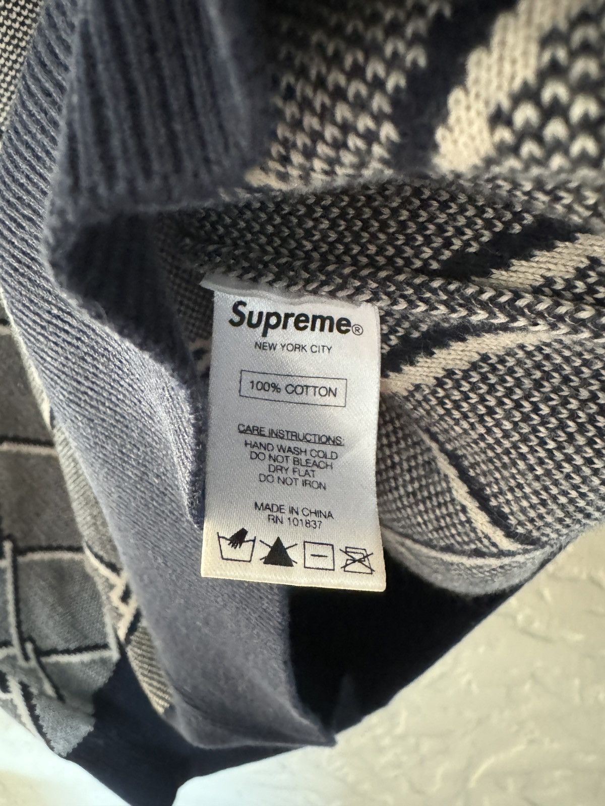 Supreme Chain Link Sweater FW14 Size US L / EU 52-54 / 3 - 4 Thumbnail