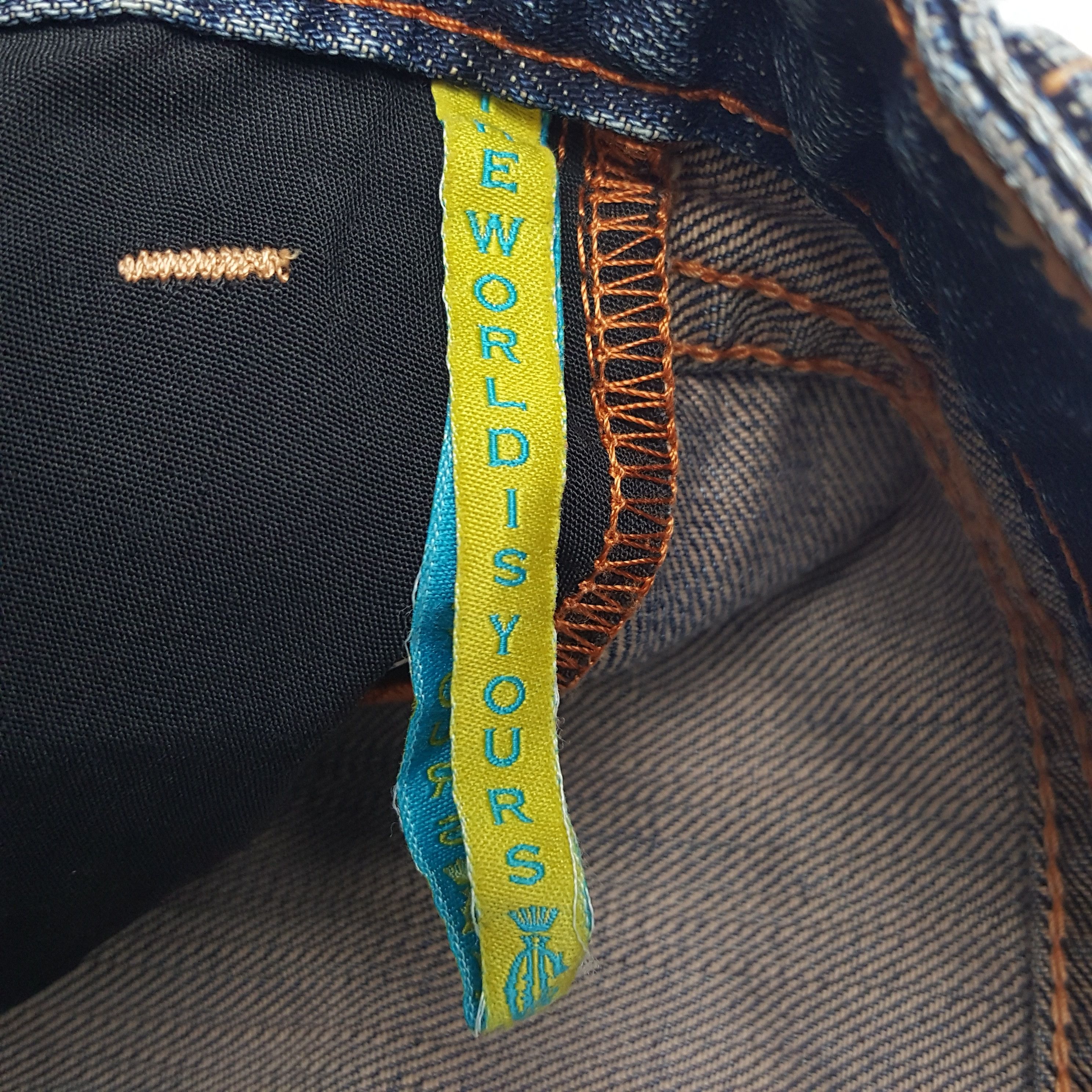 Christian Audigier × Vintage Vintage Christian Audigier Custom Art Logo Denim Jeans Size US 30 / EU 46 - 15 Thumbnail