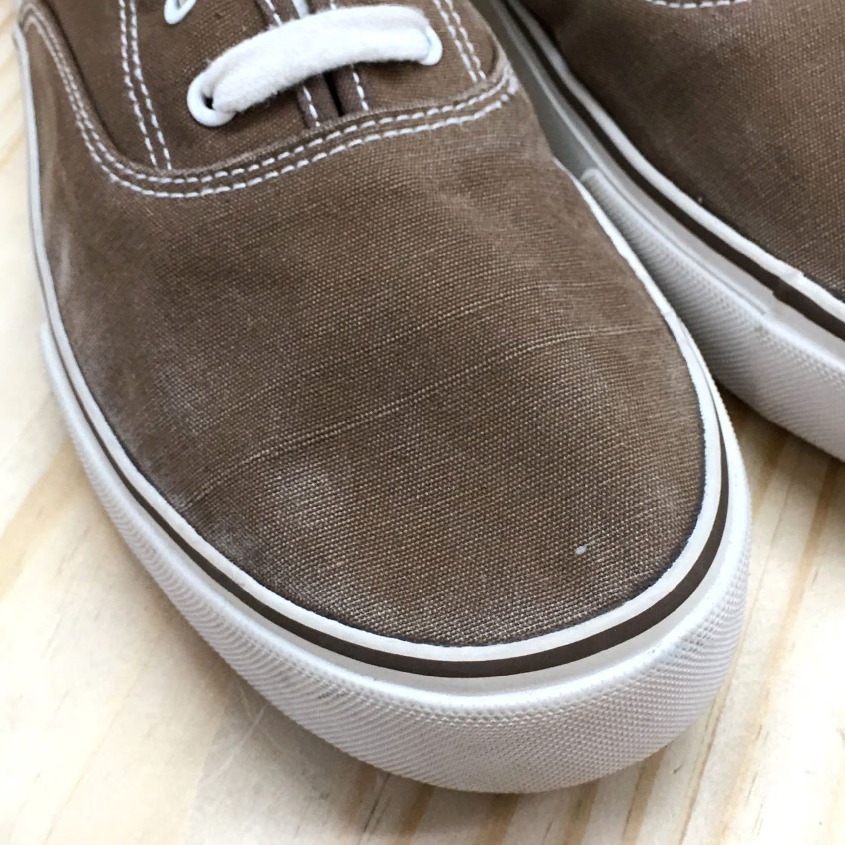 Mossimo Mossimo Supply Co Shoes Mens 12 Brown Canvas Lace Up Low Top Skate Sneakers Size US L / EU 52-54 / 3 - 7 Thumbnail