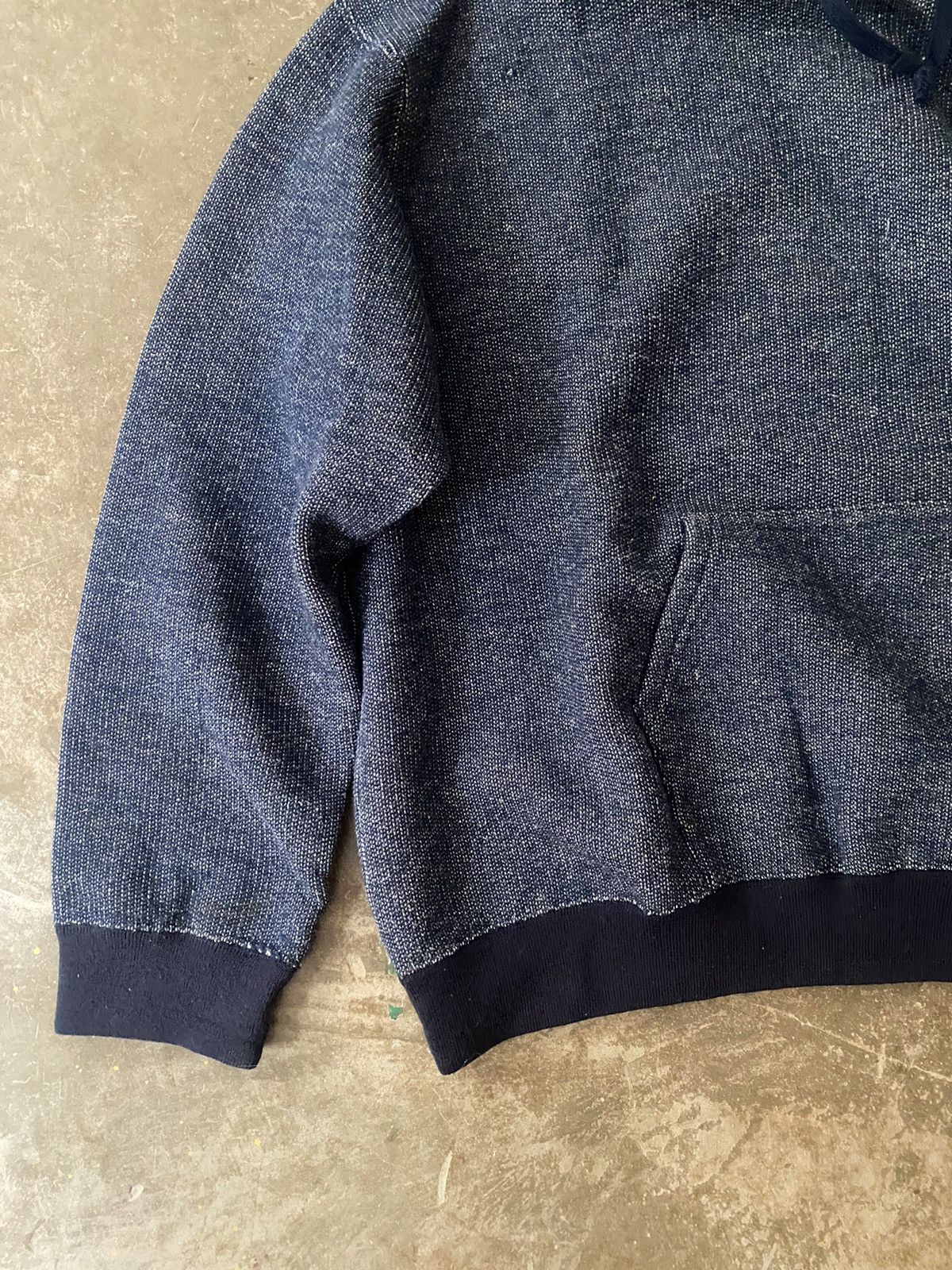 Porter Classic Porter Classic Indigo Hoodie Kapital Visvim Blue Blue Japan Size US XXL / EU 58 / 5 - 4 Thumbnail