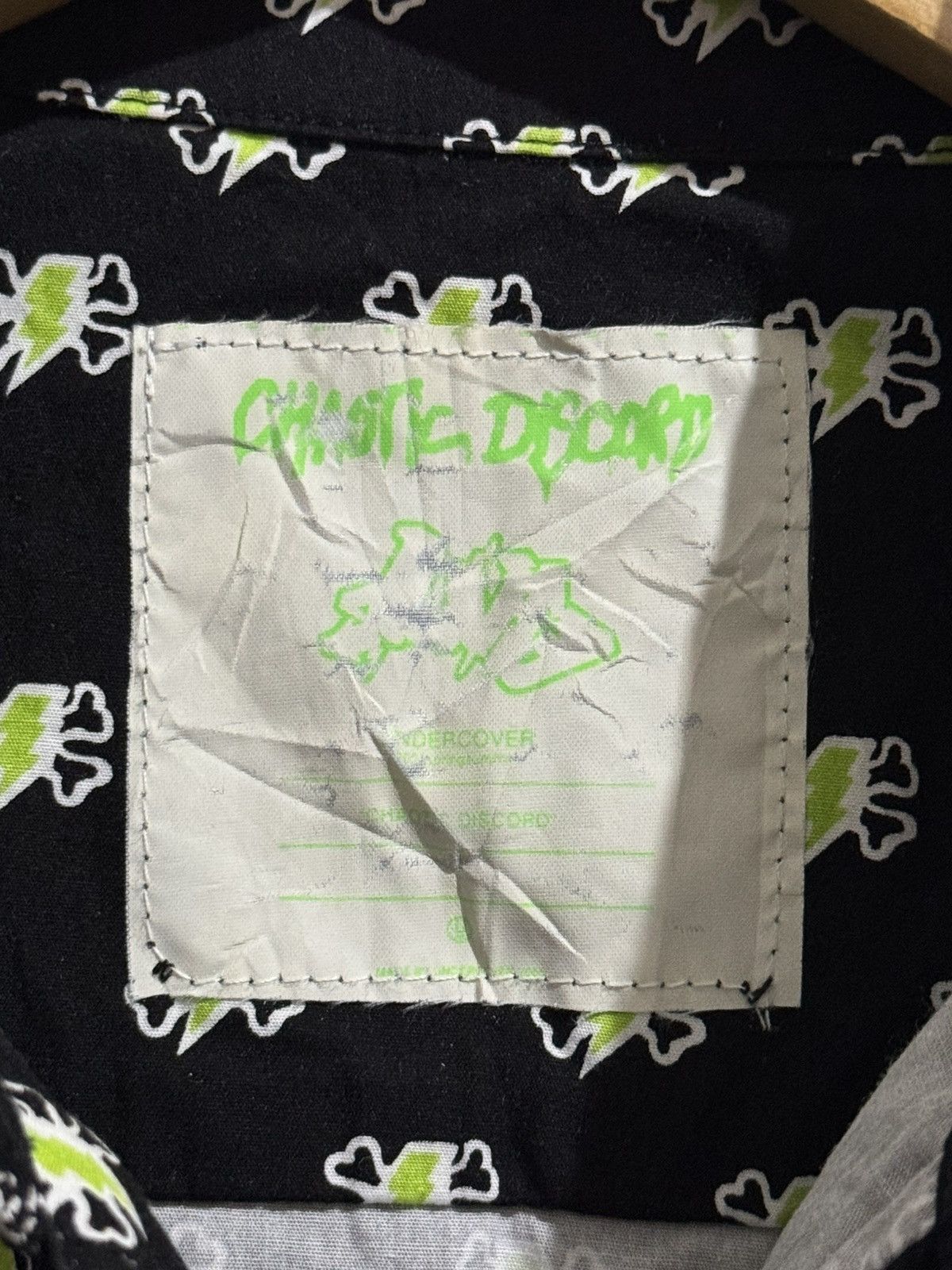 Undercover 01ss UNDERCOVER CHAOTIC DISCORD THUNDER/CROSSBONE SHIRT Size US M / EU 48-50 / 2 - 7 Thumbnail