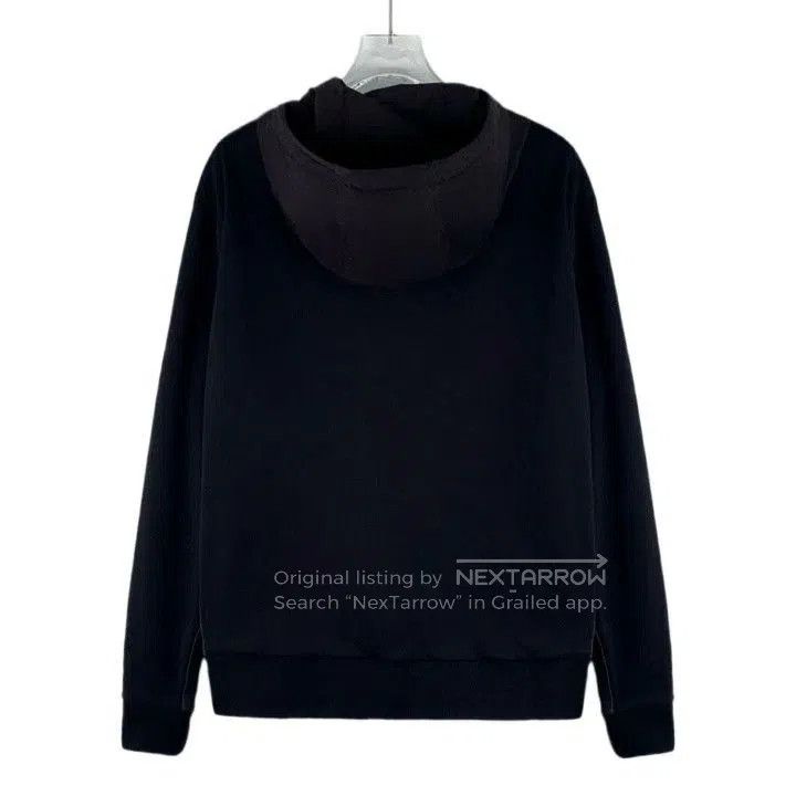 Prada Prada Black Striped Cotton Hooded Jacket. Size US S / EU 44-46 / 1 - 2 Thumbnail