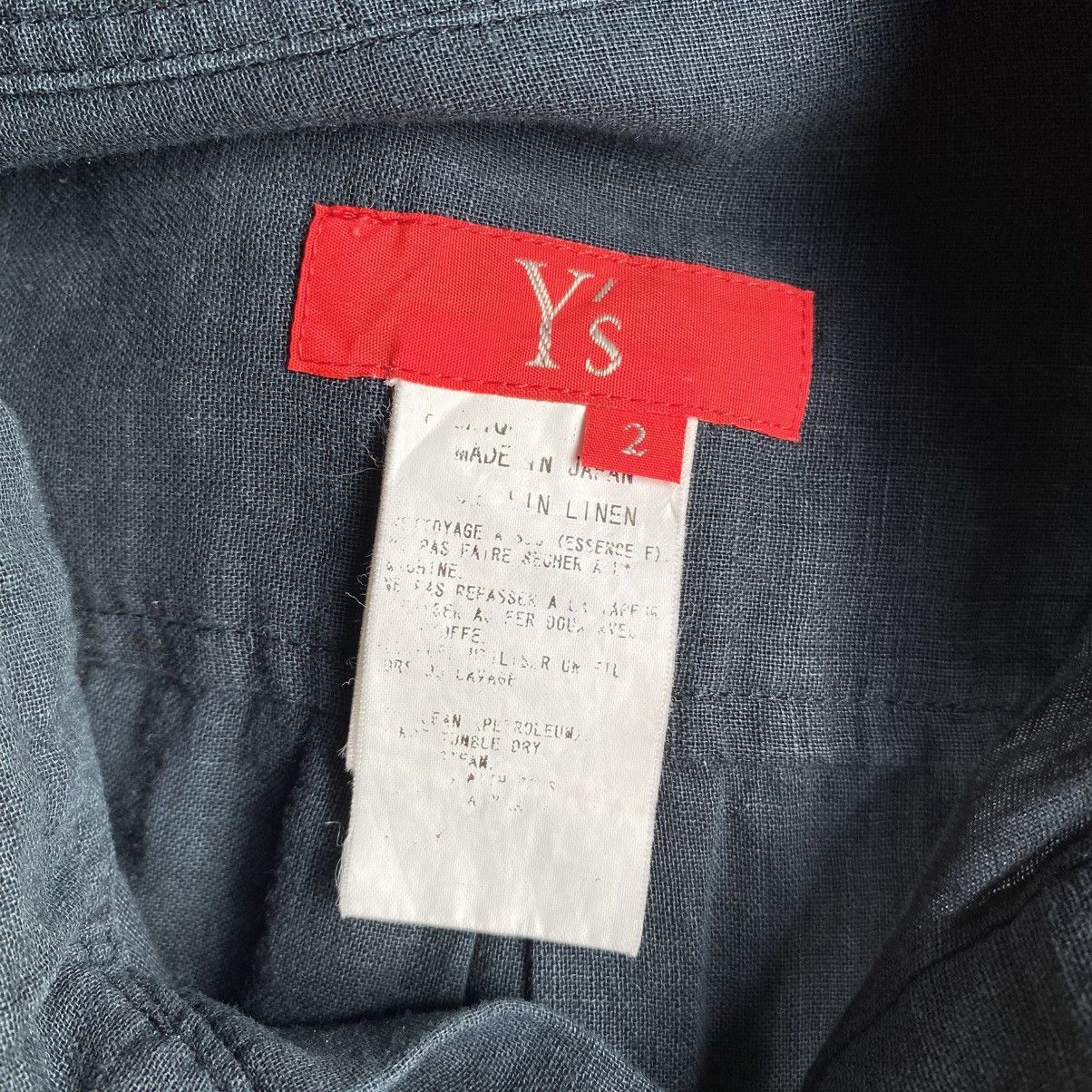 Y's Y’s Yohji Yamamoto Transparent Linen Black Shirt Size XS / US 0-2 / IT 36-38 - 3 Thumbnail