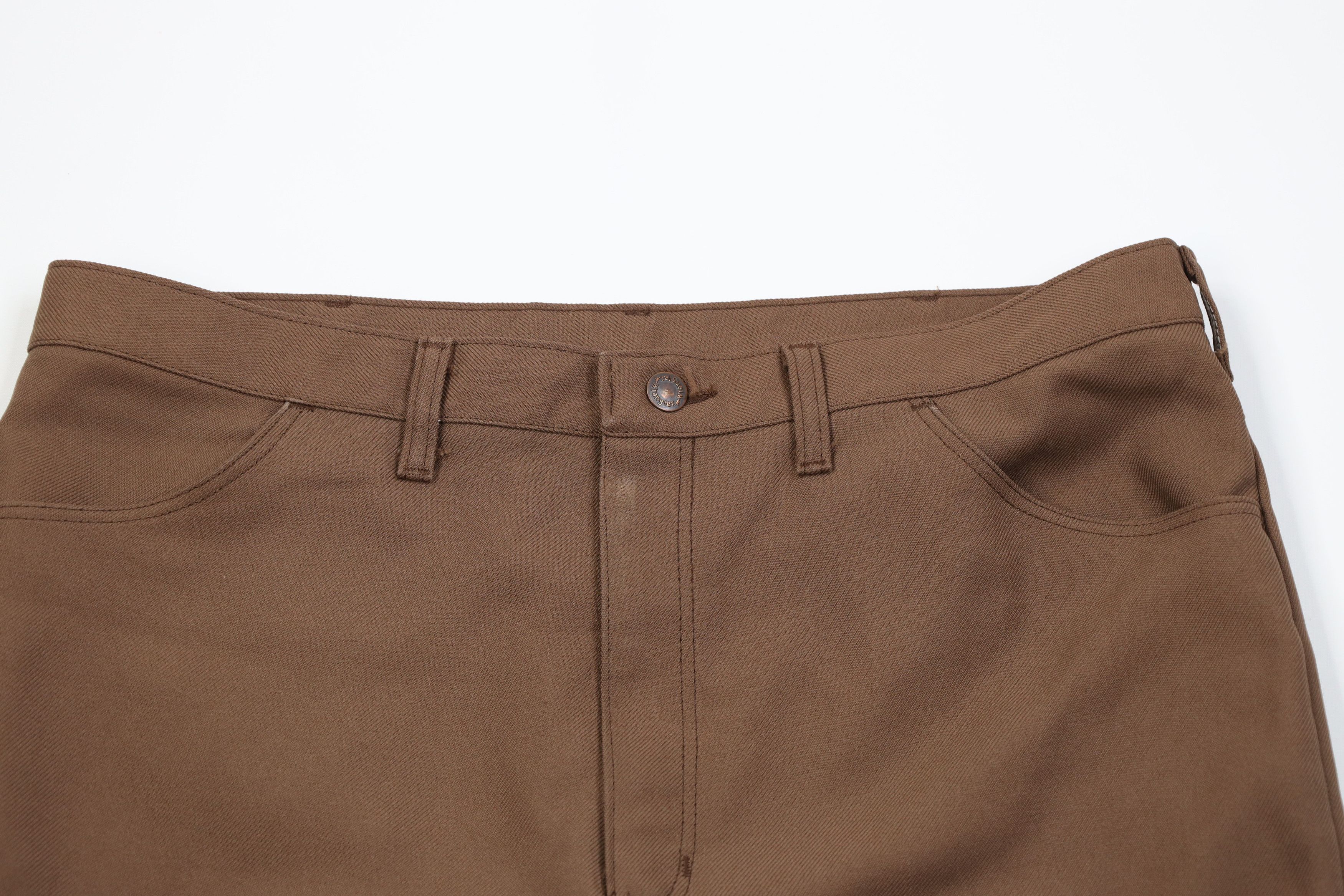 Wrangler Vintage 70s Wrangler Knit Flared Wide Leg Chino Pants USA Size US 36 / EU 52 - 2 Thumbnail