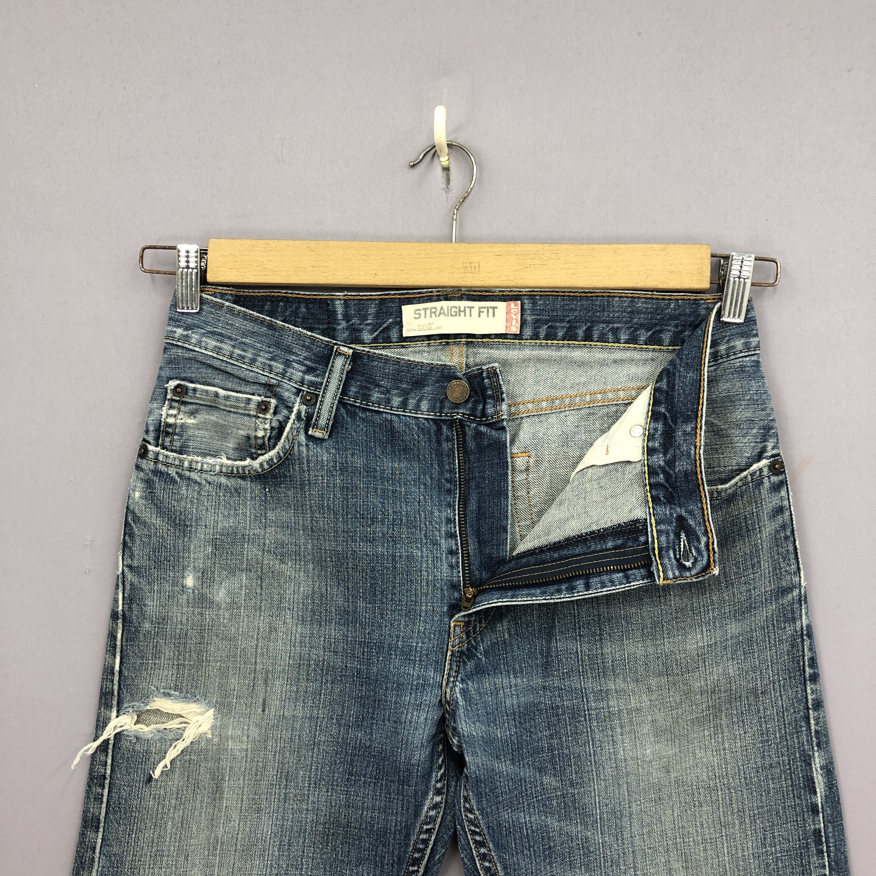 Levi's Vintage Y2K Distressed Levis Jeans Levi's Stonewash Denim Size US 30 / EU 46 - 6 Thumbnail