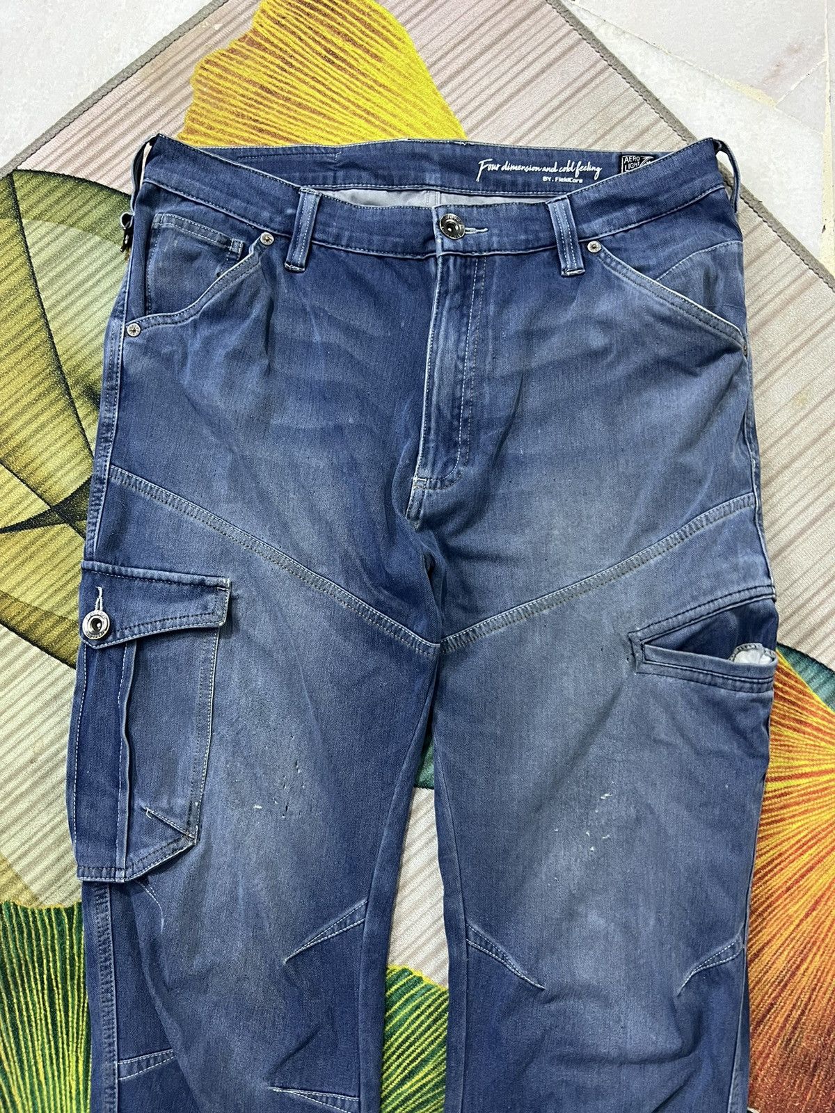 Japanese Brand FIELDCORE BIKERS PANTS🔥 Size US 33 - 4 Thumbnail