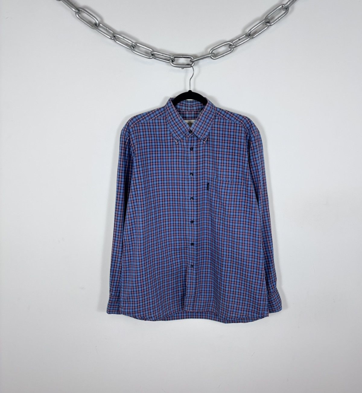 Avirex Vintage Avirex USA Checkered Army Military Long Sleeve Shirt Size US L / EU 52-54 / 3 - 1 Thumbnail