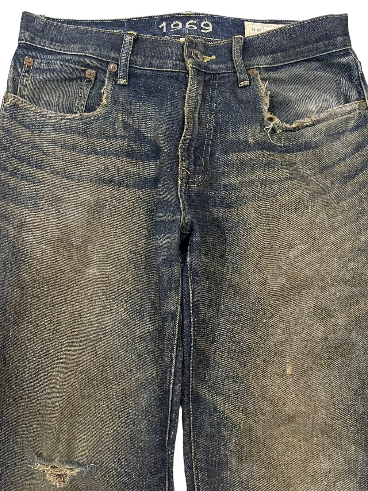 Gap Vintage Gap Classic Mud Wash Style Loose Jeans Size US 30 / EU 46 - 3 Thumbnail