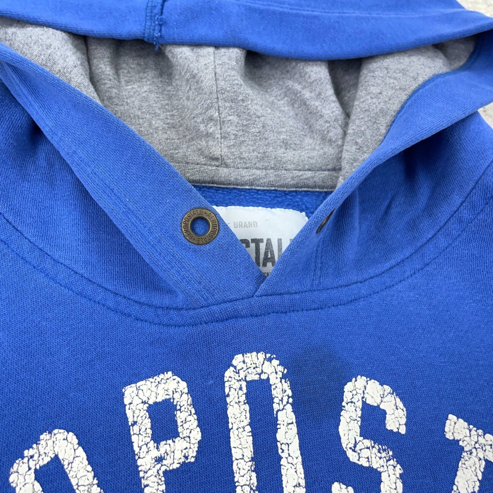 Aeropostale Vintage Aeropostale Hoodie Men XL Blue Pullover Sweatshirt Spellout Gym Size US XL / EU 56 / 4 - 4 Thumbnail