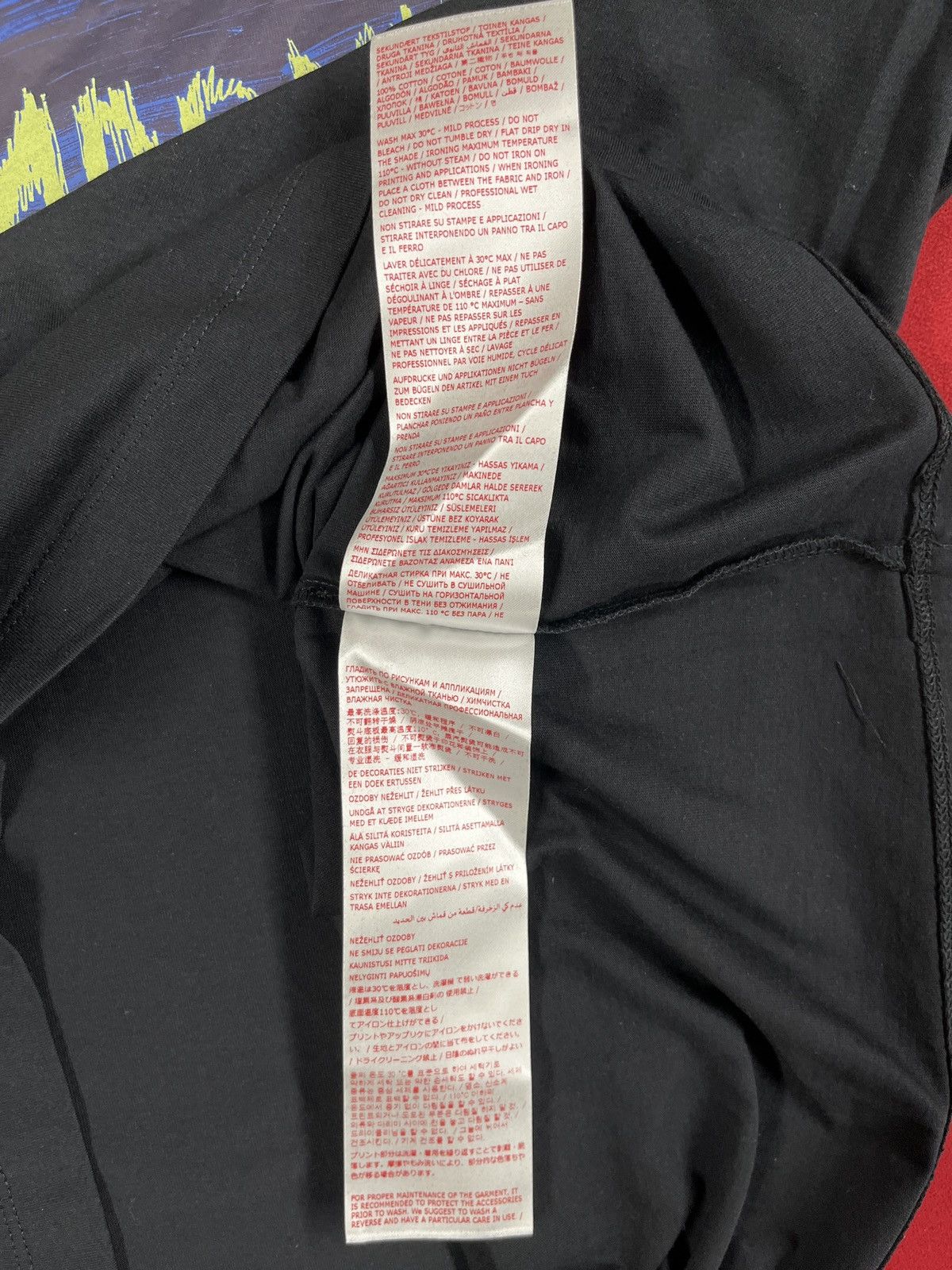 Marni Marni Painted Logo Tee Black Size US L / EU 52-54 / 3 - 4 Thumbnail