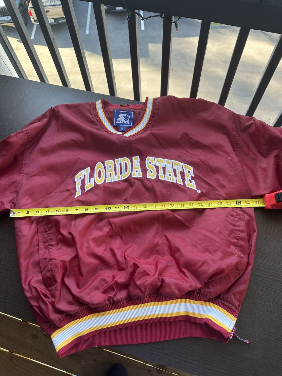 NCAA Florida State FSU Vintage Varsity Pullover Starter Jacket XL Size US XL / EU 56 / 4 - 8 Thumbnail