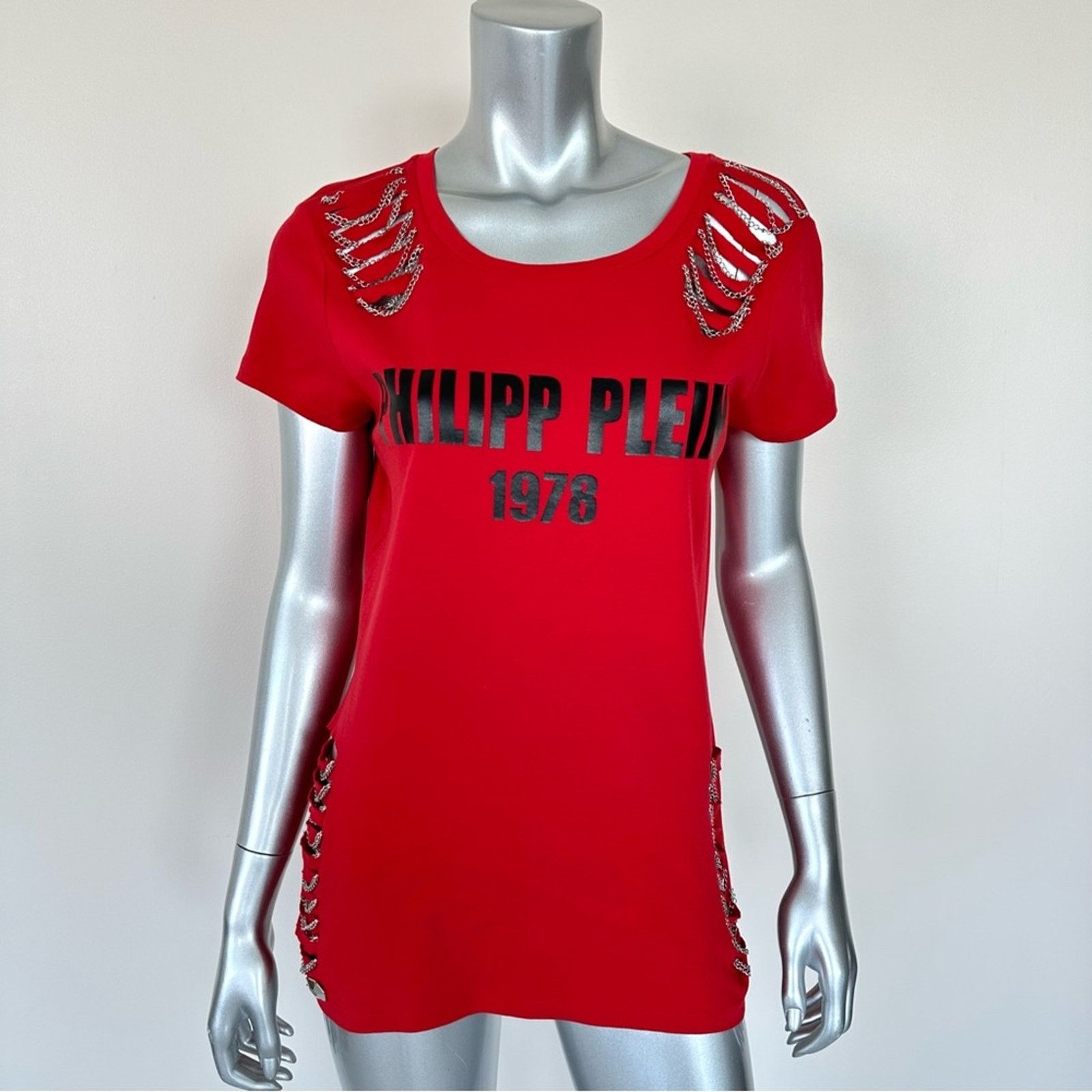Philipp Plein NEW!!! Philipp Plein women T-shirt size XL Authentic Size XL / US 12-14 / IT 48-50 - 1 Thumbnail