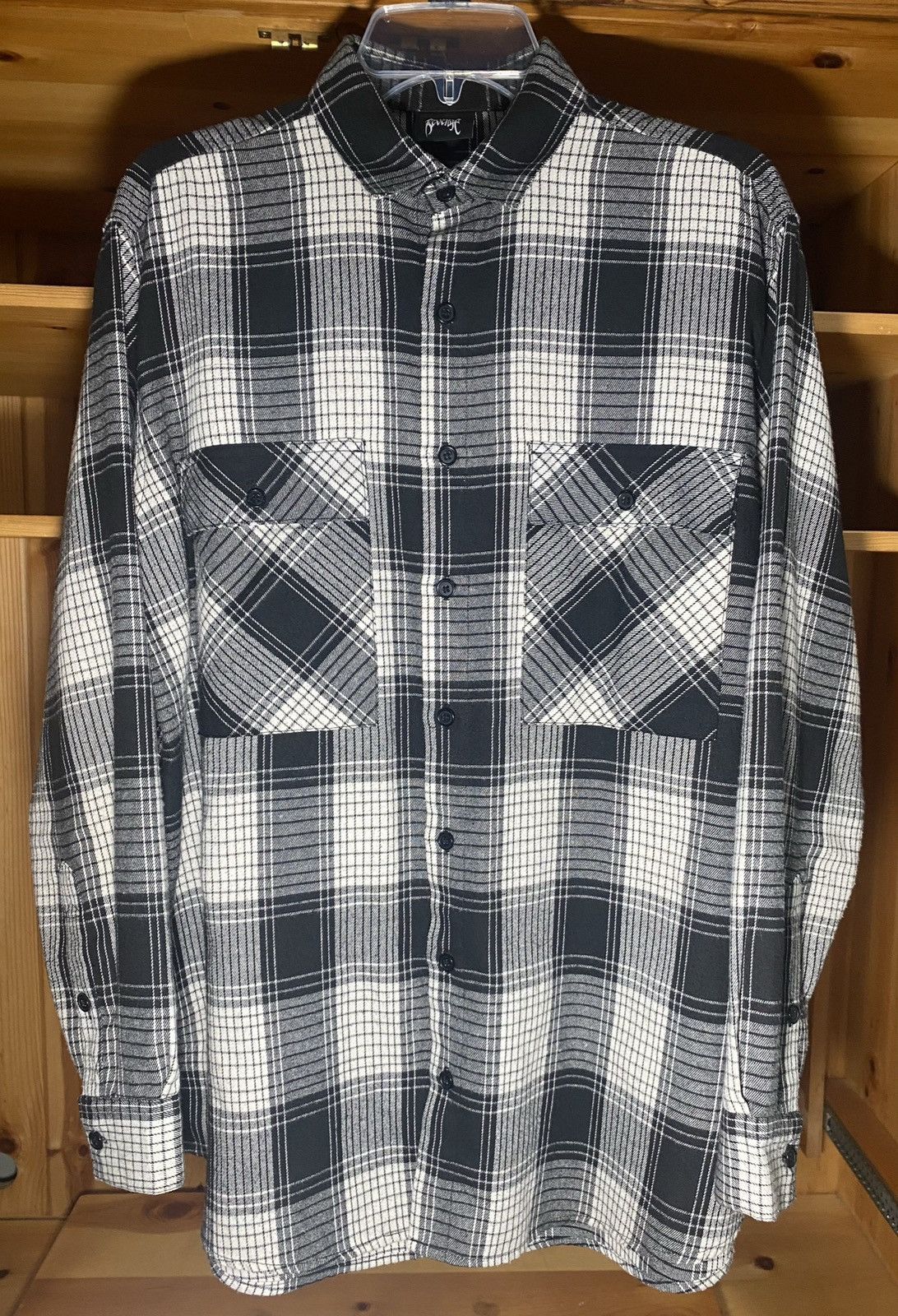 Revenge Revenge Rust Embroidered Flannel Size US M / EU 48-50 / 2 - 2 Thumbnail