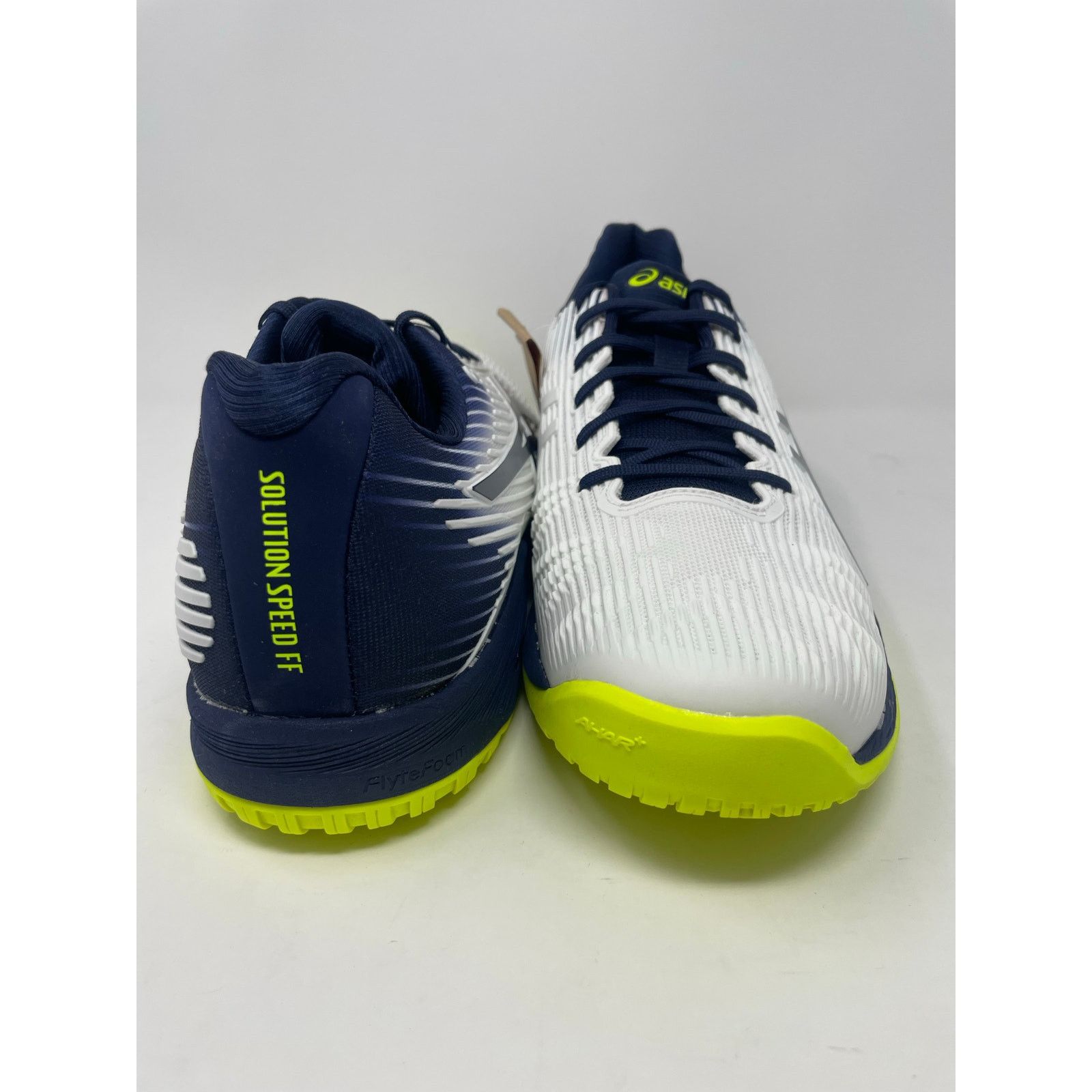 Asics Asics Solution Speed FF Tennis Shoes White Blue Mens Size 14 Size US 14 / EU 47 - 9 Thumbnail