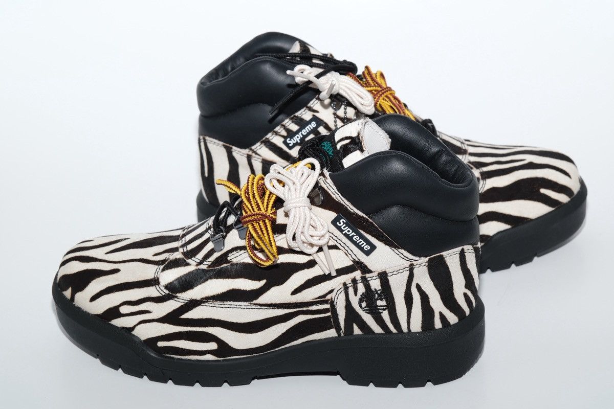 Supreme × Timberland Supreme Timberland Field Boot Zebra FW24 Week13 Size US 8.5 / EU 41-42 - 8 Thumbnail