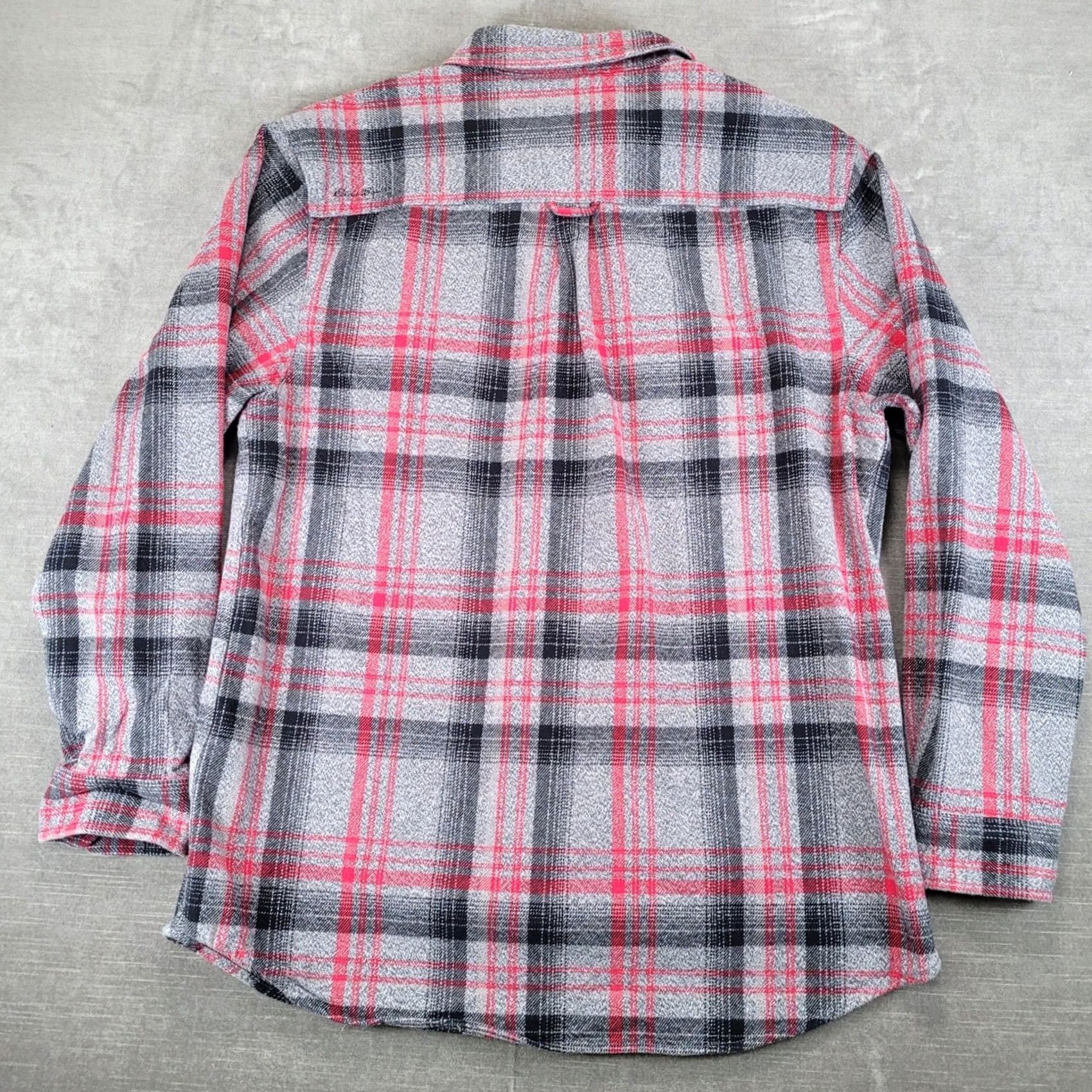 Eddie Bauer Eddie Bauer Mens XL Classic Fit Flannel Shirt Gray Red Plaid Button Up Workwear Size US XL / EU 56 / 4 - 6 Thumbnail