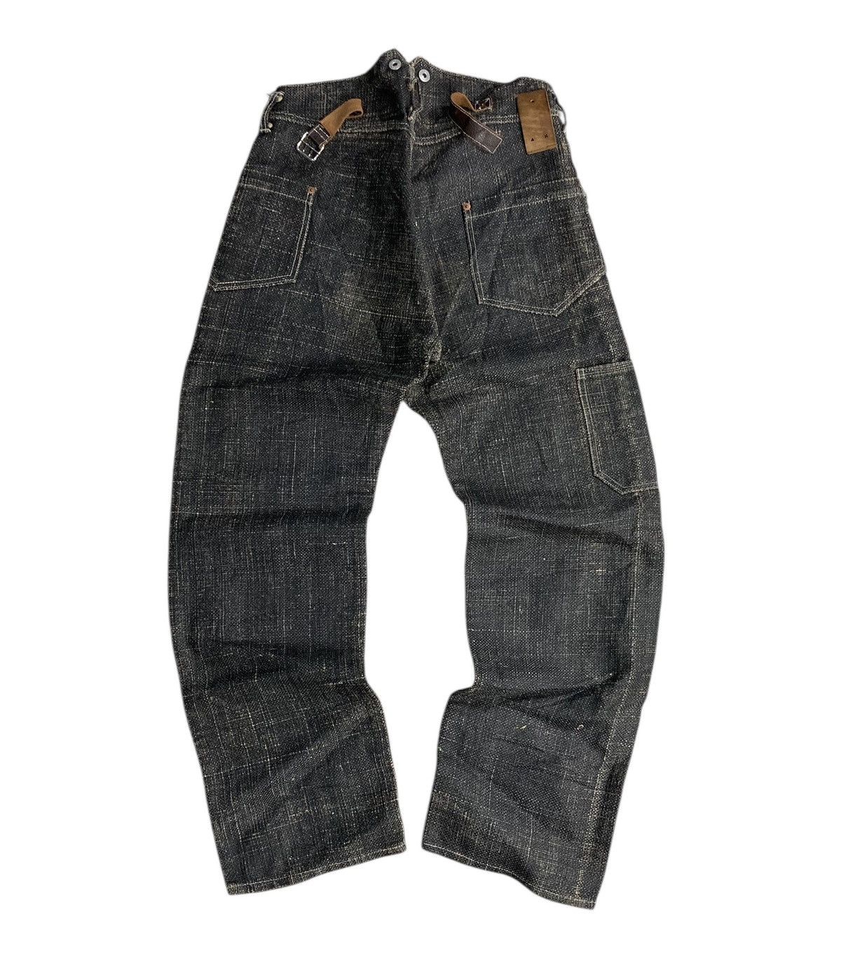 Studio D'Artisan Studio D Artisan Baggy Jeans Sack Material Made In Japan Size US 33 - 4 Thumbnail