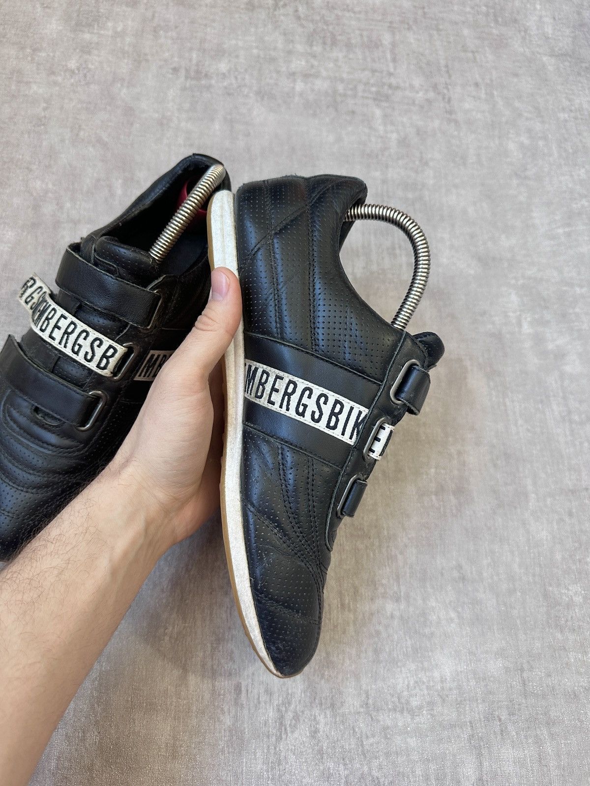 Dirk Bikkembergs Dirk Bikkembergs Archive Perforated Leather Velcro Sneakers Size US 9 / EU 42 - 5 Thumbnail