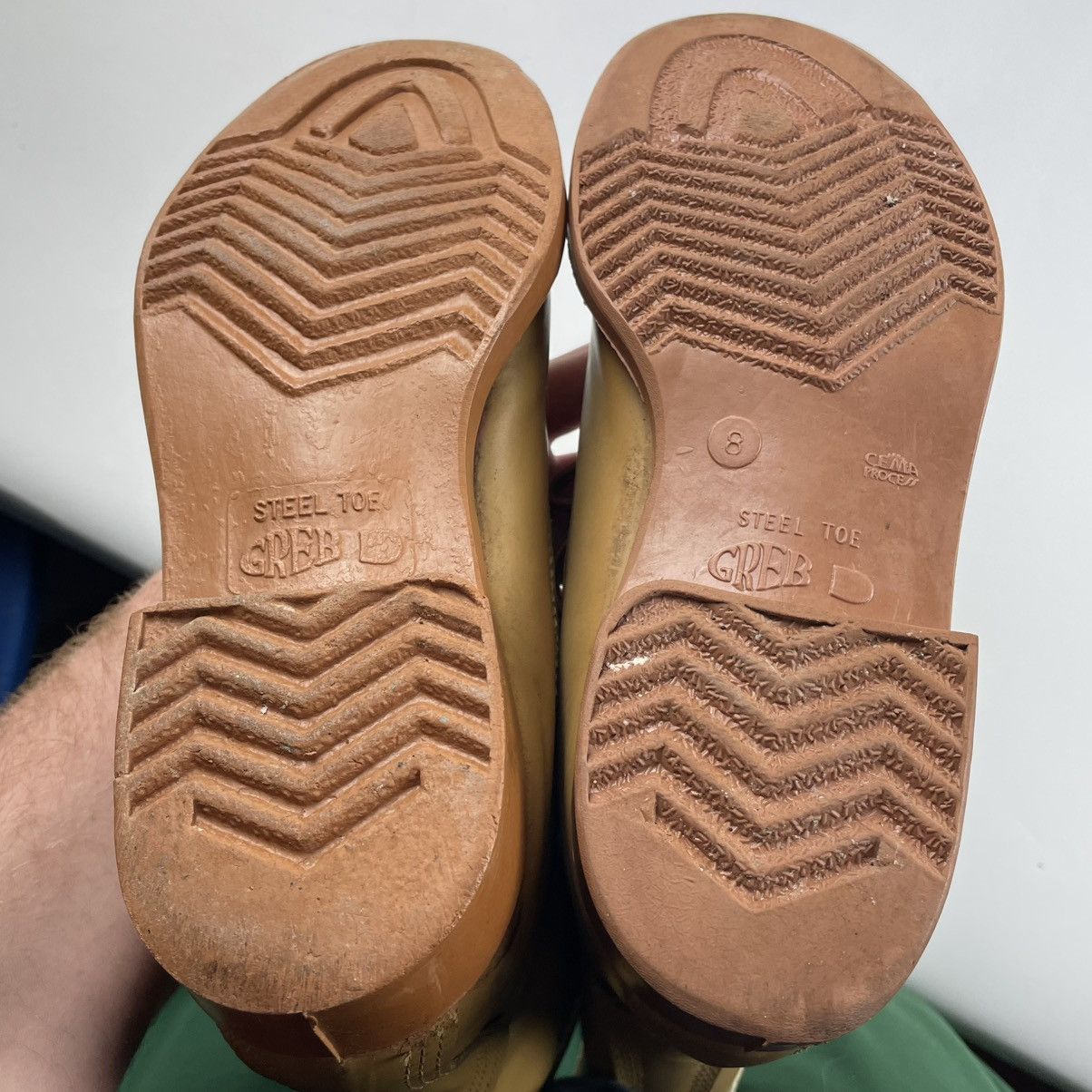 Other VTG 90’s Greb Kodiak Mens 8 Steel Toe Work Boots Leather Tan Size US 8 / EU 41 - 11 Thumbnail