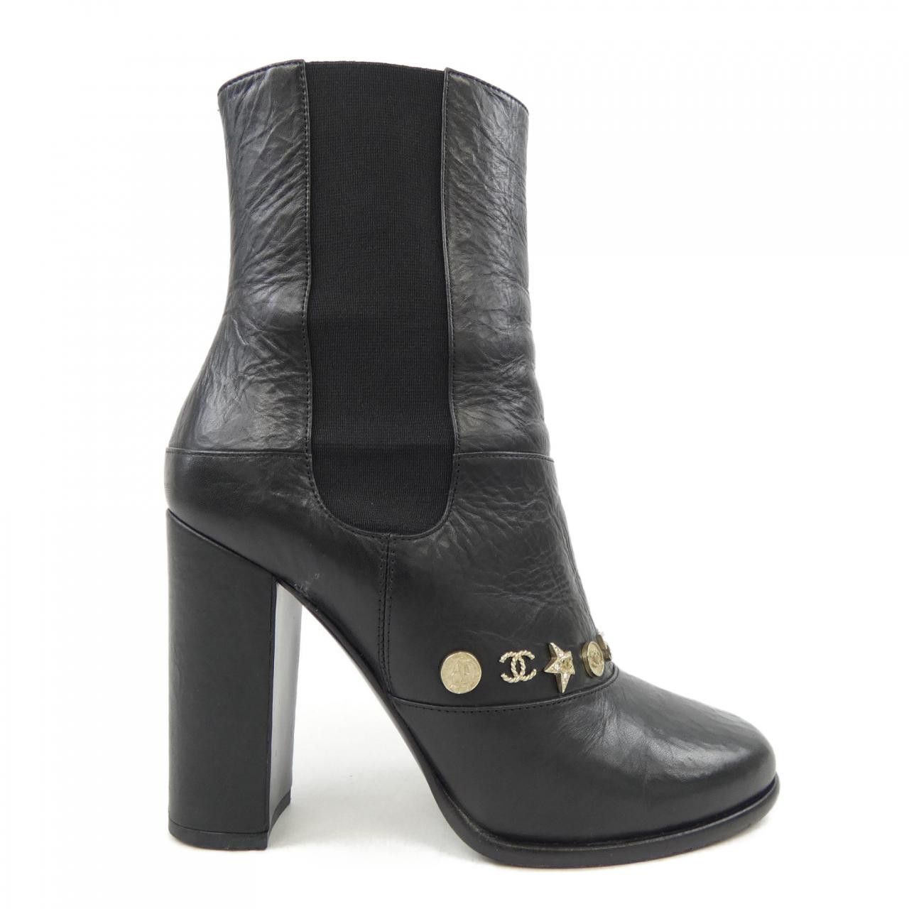 Chanel Chanel Chanel Boots Leather Shoes G30160 DUTY FREE for USA Size ONE SIZE - 1 Thumbnail