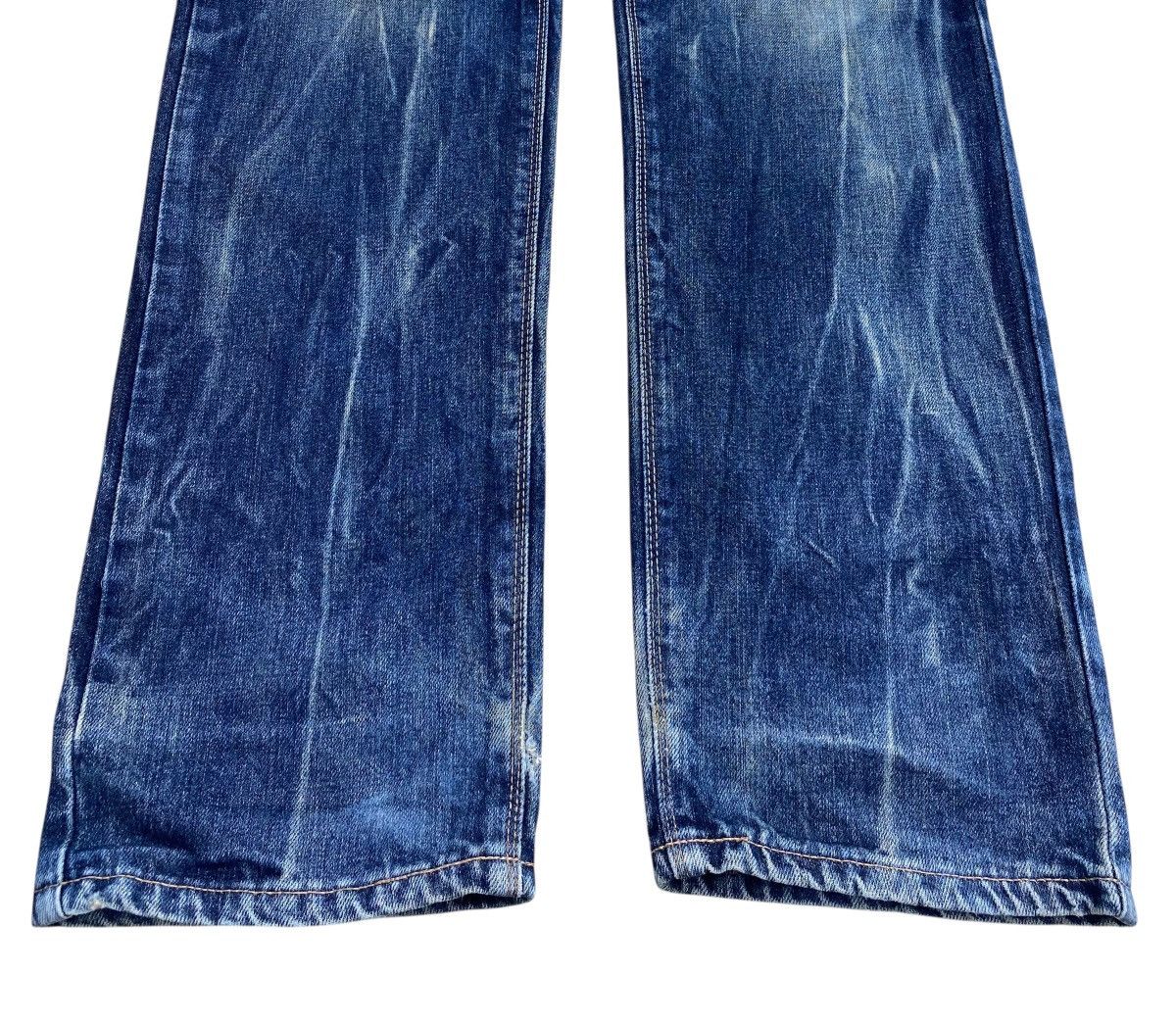 Edwin Edwin Vintage Mud Wash Whiskered Straight Leg Style Size US 33 - 5 Thumbnail