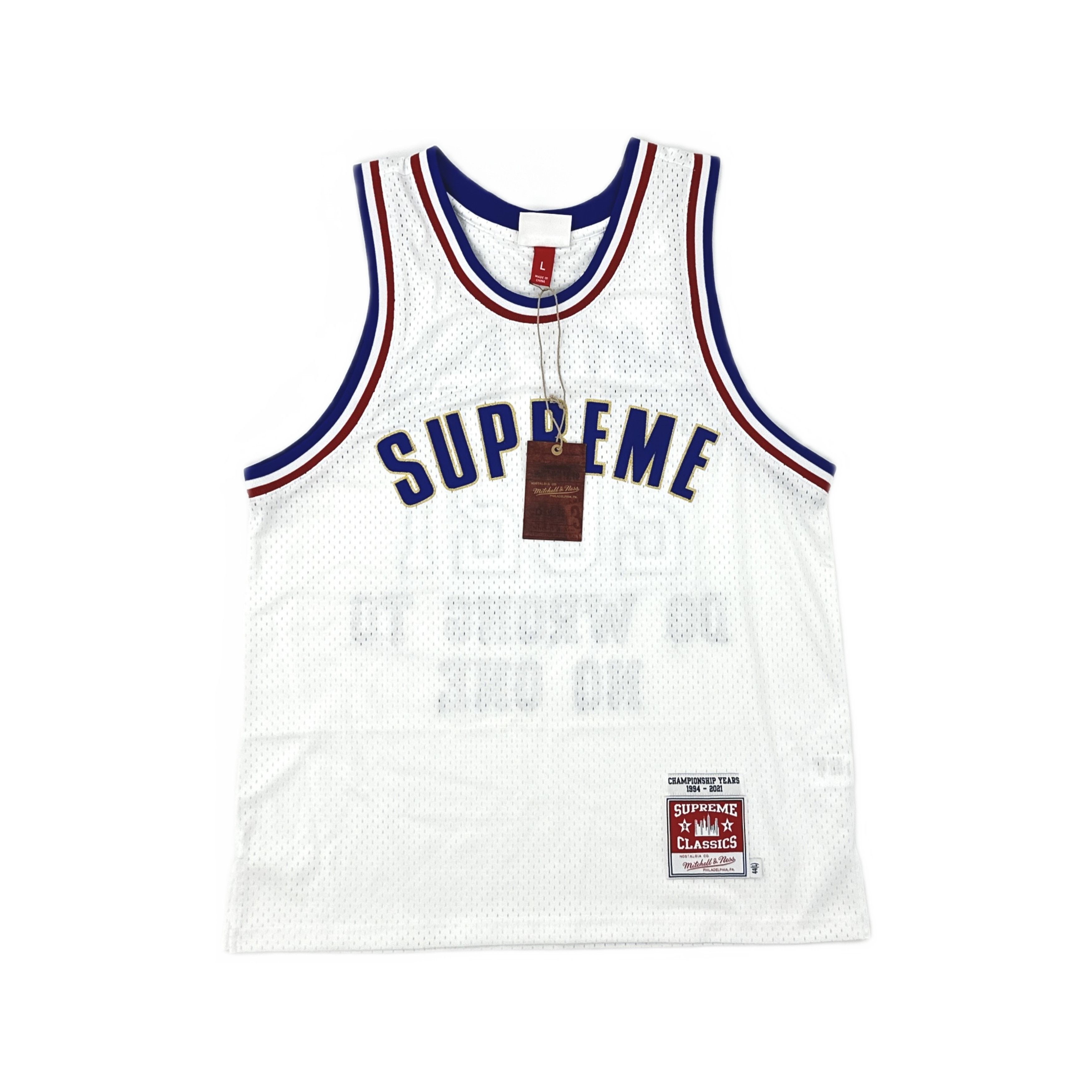 Supreme Supreme x Mitchell & Ness Basketball Jersey Size L Size US L / EU 52-54 / 3 - 1 Thumbnail