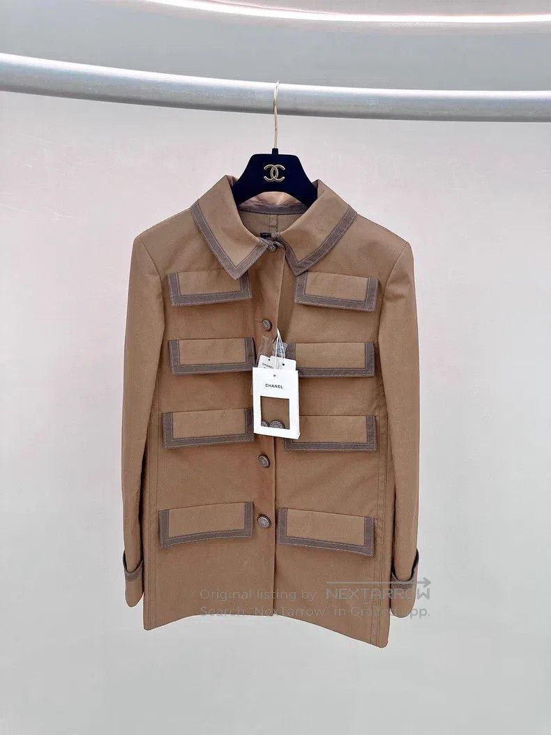 Chanel Chanel Brown four-pocket jacket Size XS / US 0-2 / IT 36-38 - 1 Thumbnail