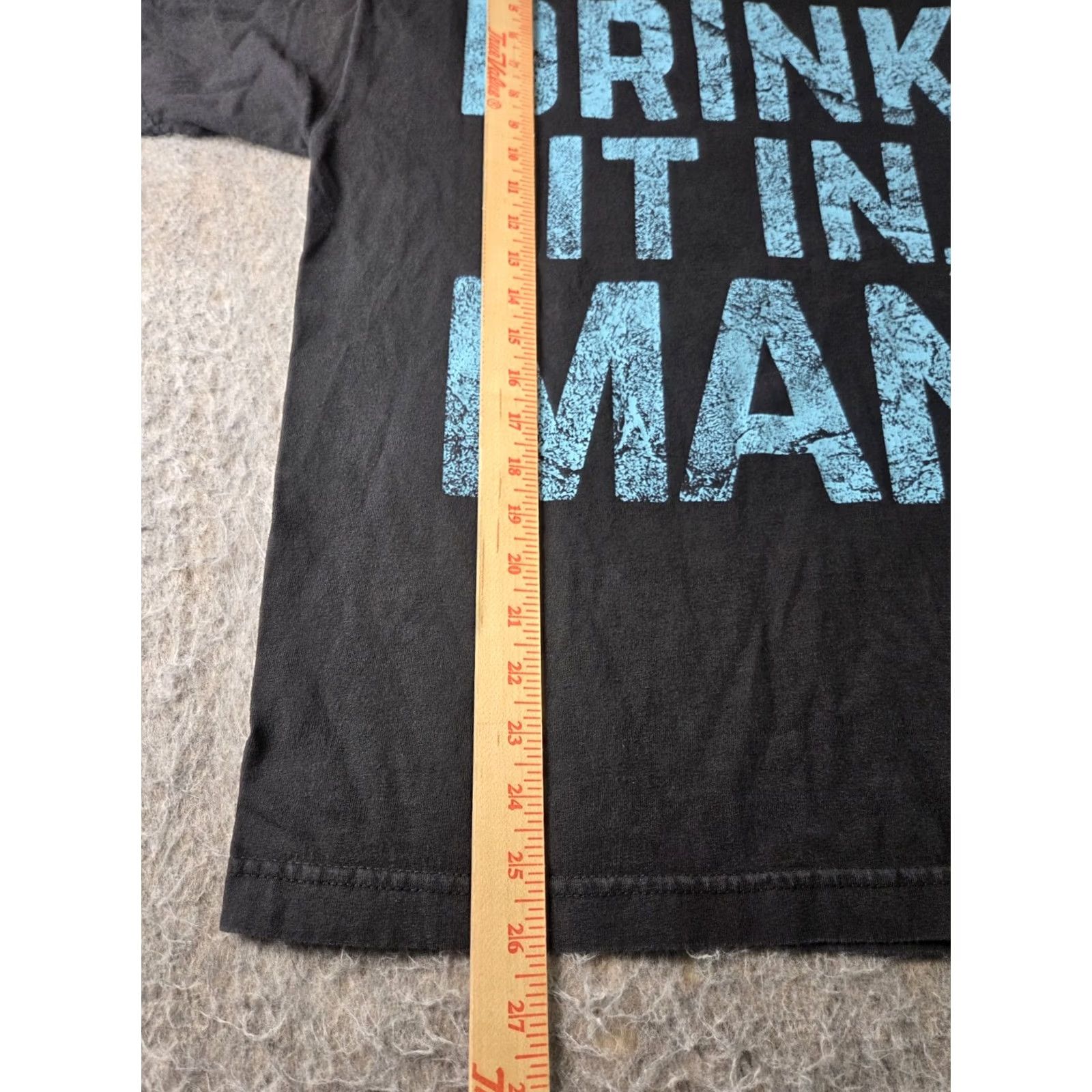 Vintage WWE Chris Jericho Men's M T-Shirt Drink it in Man Black Shirt Size US M / EU 48-50 / 2 - 6 Thumbnail