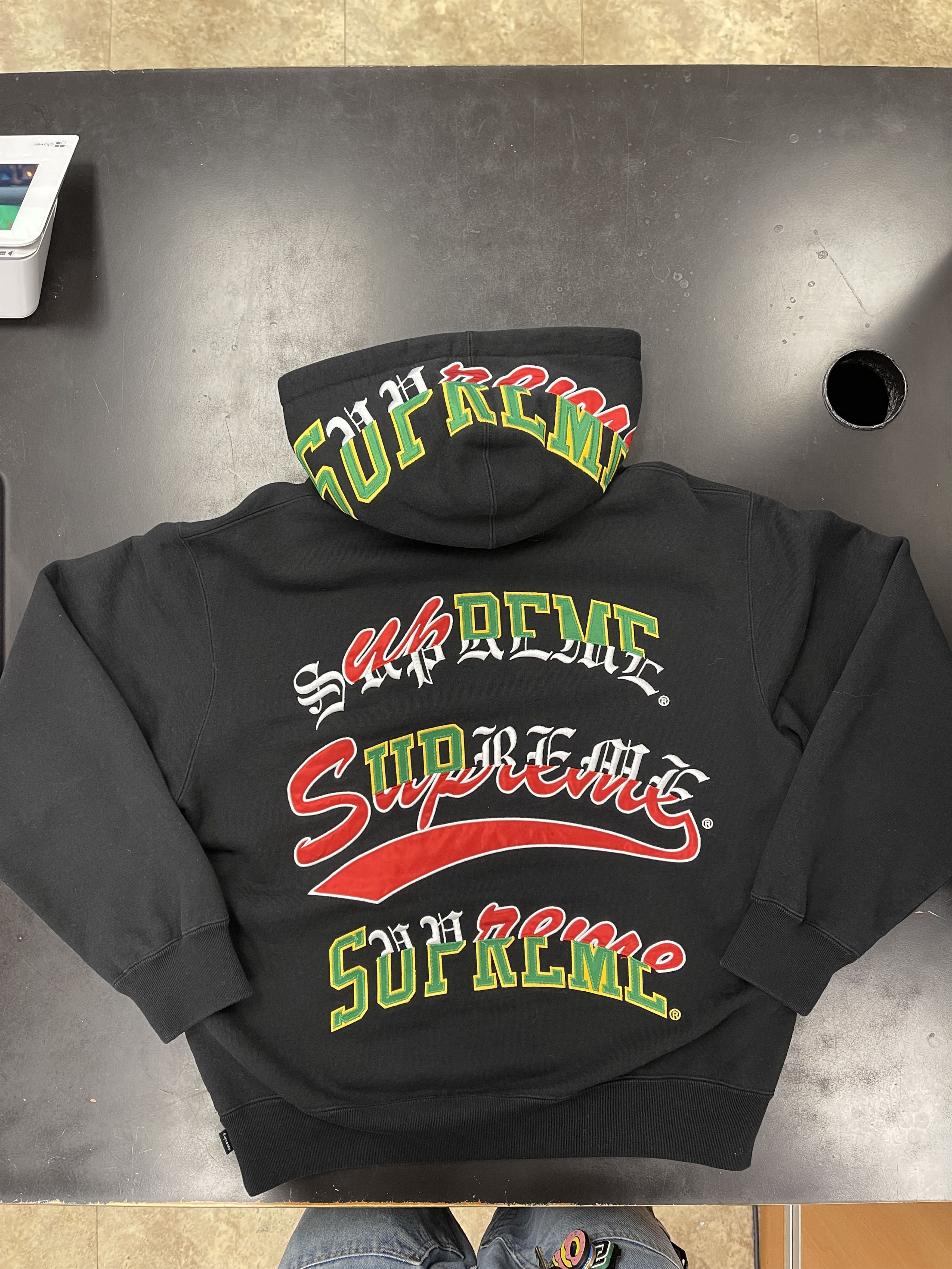 Supreme Supreme Multi Logo Hoodie Black Size US S / EU 44-46 / 1 - 1 Thumbnail
