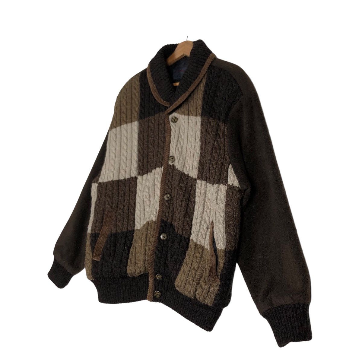 Japanese Brand 🔥Vtg Bomber Jacket Bicolman Tartan Design Issey Miyake Size US M / EU 48-50 / 2 - 2 Thumbnail