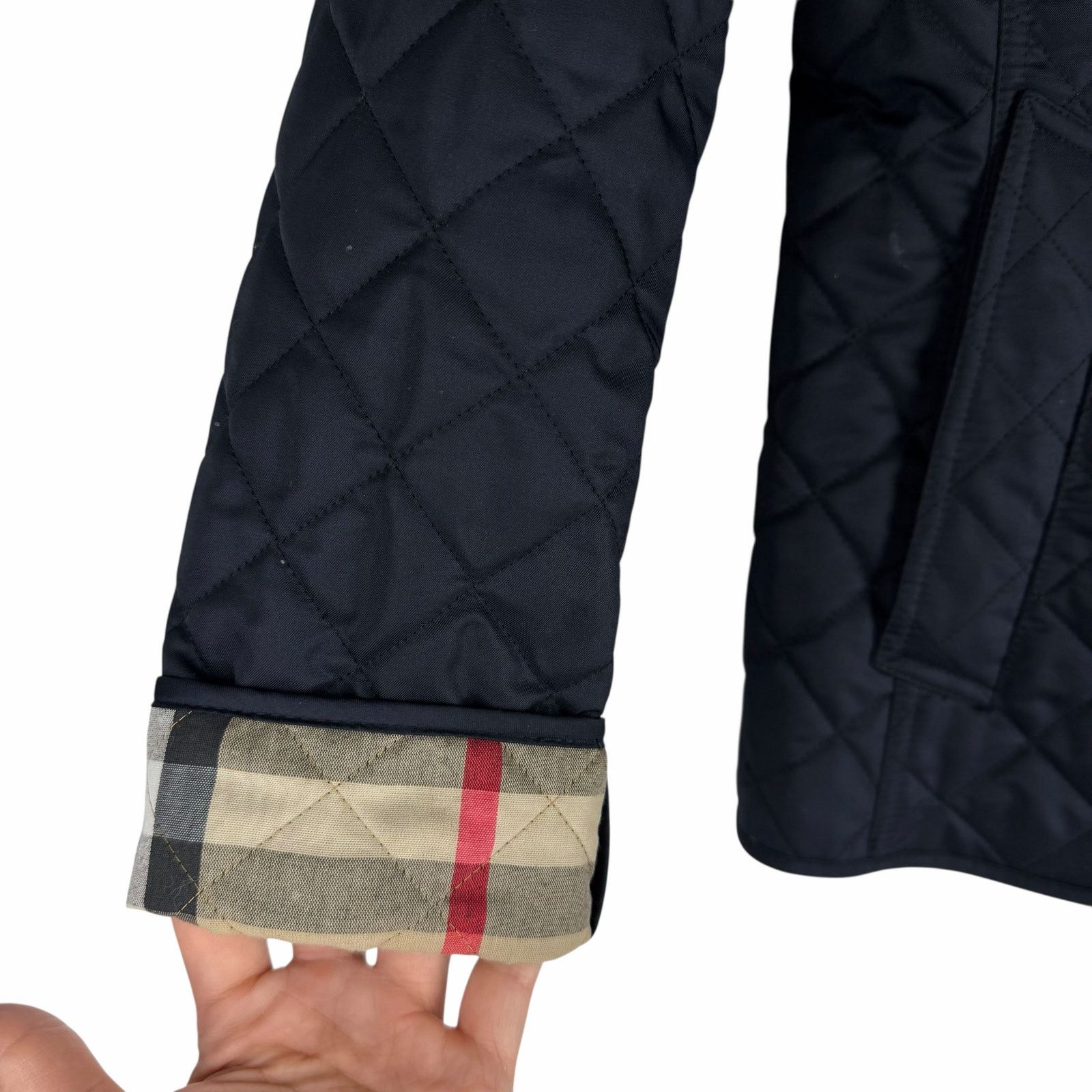 Burberry Burberry Ashurst Diamond Quilted Jacket Dark Blue Size XS Size XS / US 0-2 / IT 36-38 - 7 Thumbnail