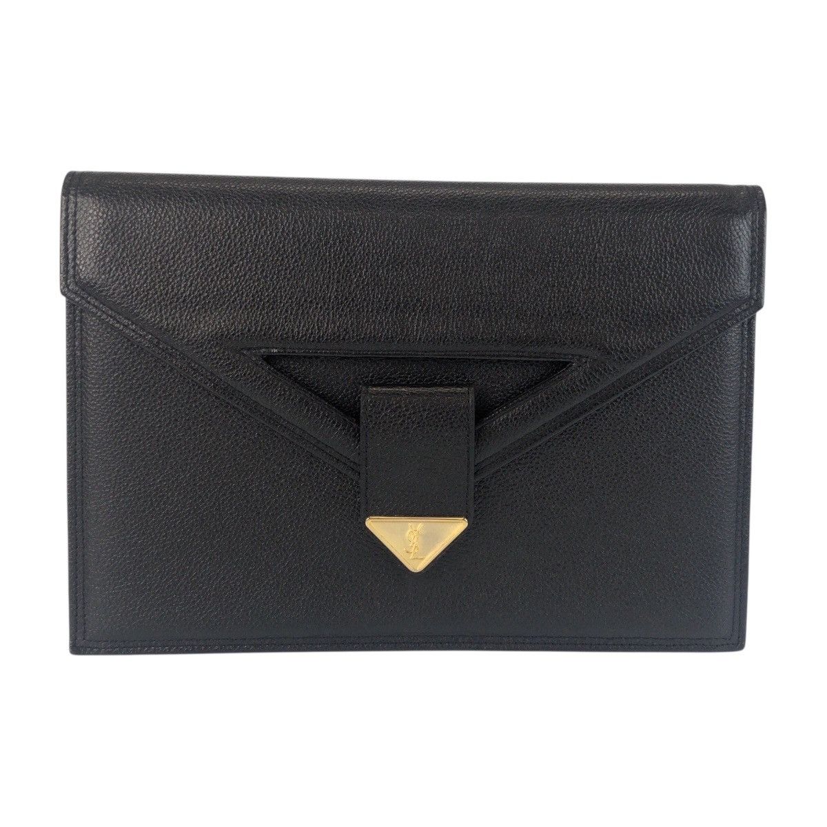 Yves Saint Laurent Yves Saint Laurent Yves Saint Laurent Leather Clutch Bag Leather Clutch Bag DUTY FREE for USA Size ONE SIZE - 1 Thumbnail
