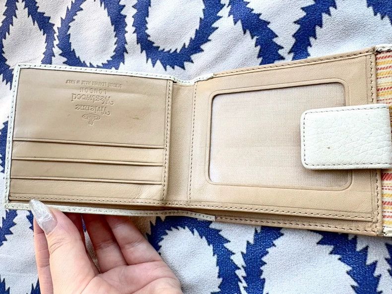 Vivienne Westwood Vivienne Westwood Orange striped wallet card case Size ONE SIZE - 5 Thumbnail