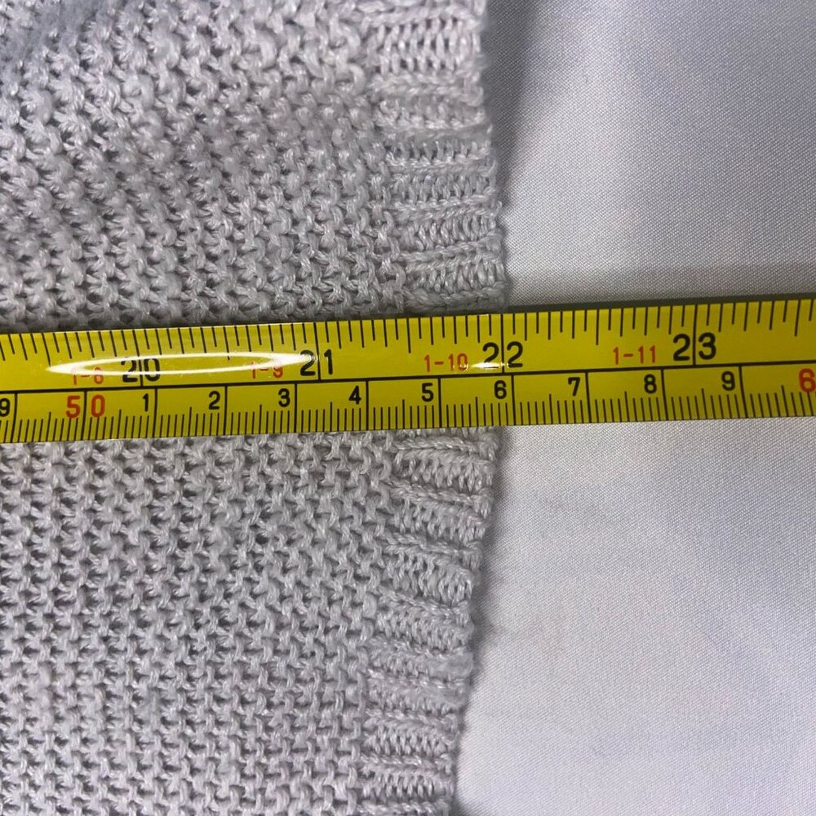 Eileen Fisher NEW Eileen Fisher Organic Linen Cotton Sweater CrewNeck Gray Size XXS / US 00 / IT 34 - 4 Thumbnail