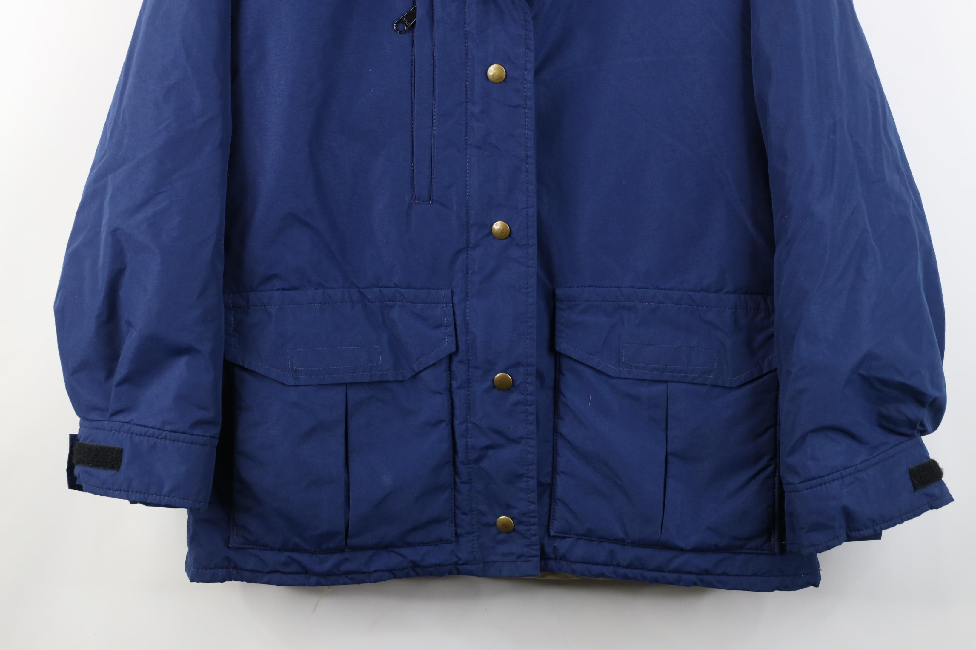 Vintage Vintage 80s Streetwear Waterproof Hooded Parka Jacket USA Size M / US 6-8 / IT 42-44 - 3 Thumbnail