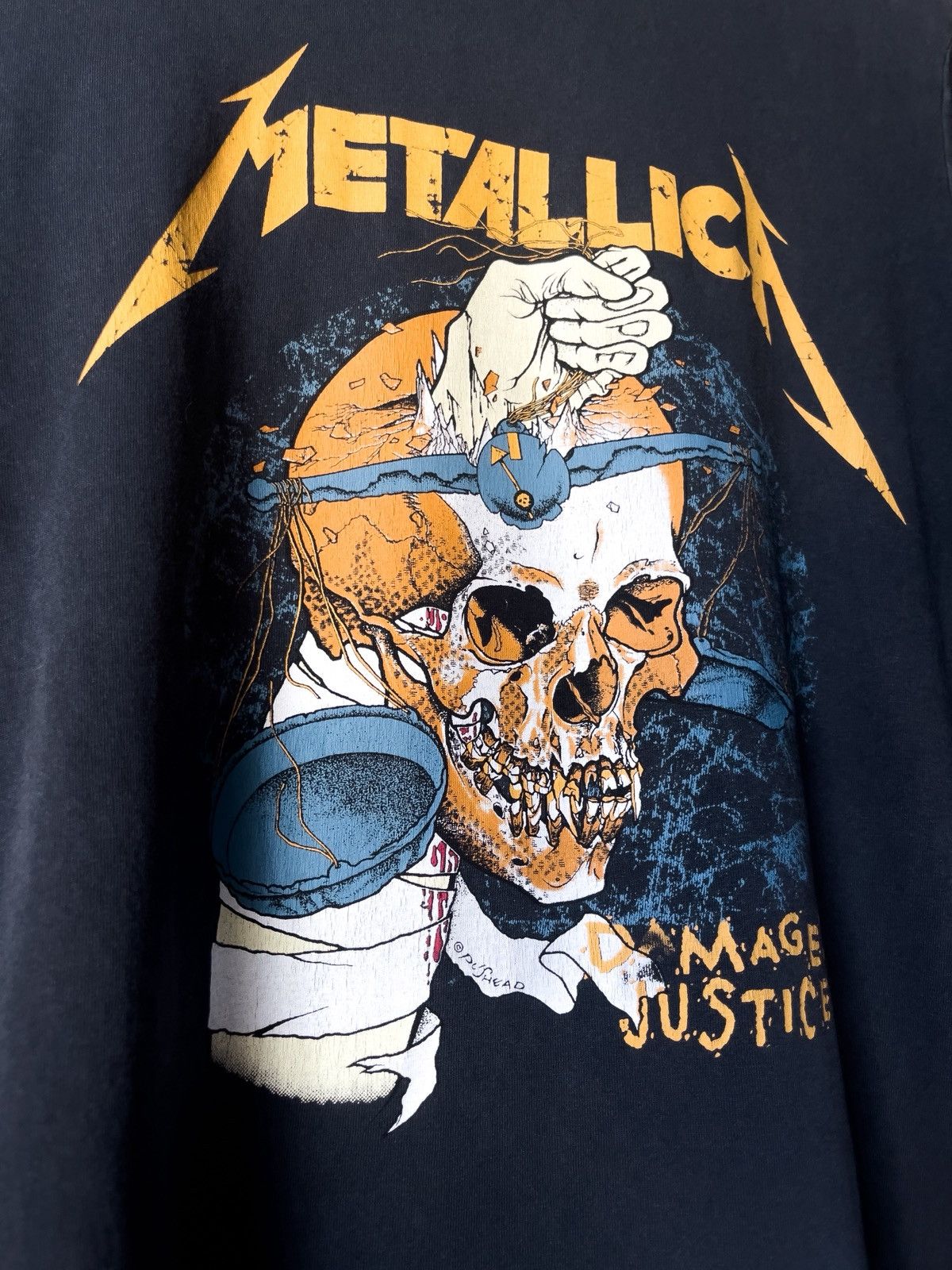 Metallica Metallica Damaged Justice Skull T-Shirt Size US S / EU 44-46 / 1 - 1 Thumbnail