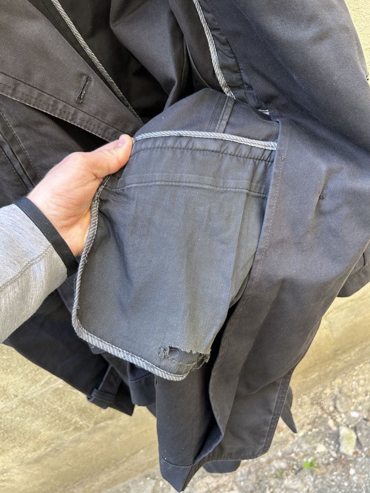 Diesel Diesel black Multipocket Zipper Trench Coat avant garde stil Size M / US 6-8 / IT 42-44 - 13 Thumbnail