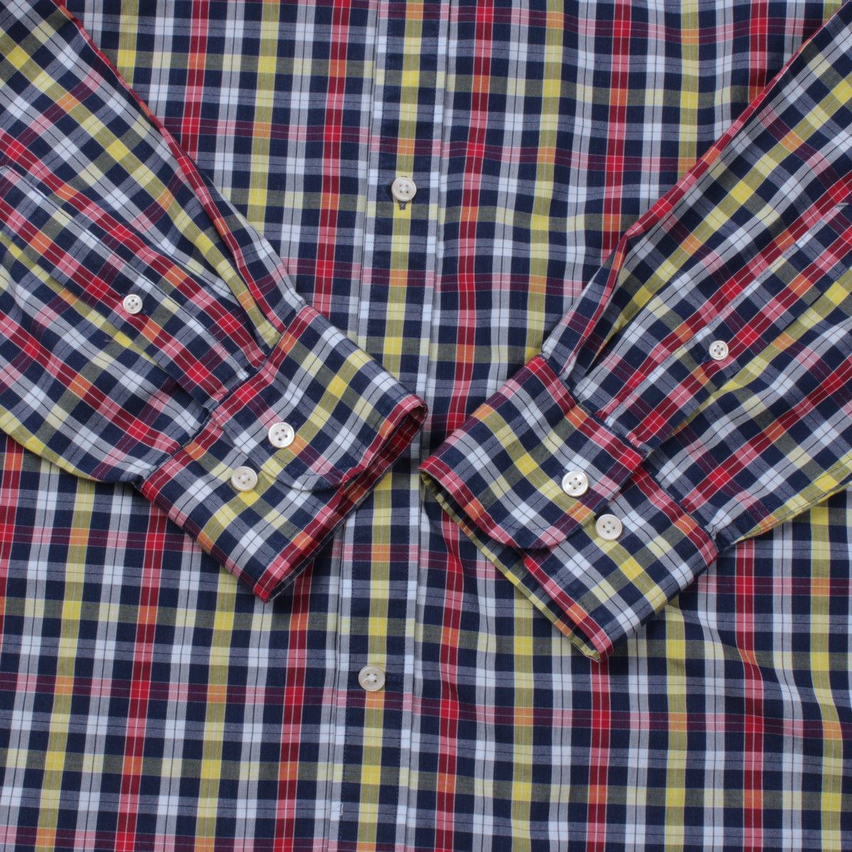 Designer × Gant GANT Tech Prep Multicolor Plaid Button Long Sleeve Shirt Size US XL / EU 56 / 4 - 8 Thumbnail