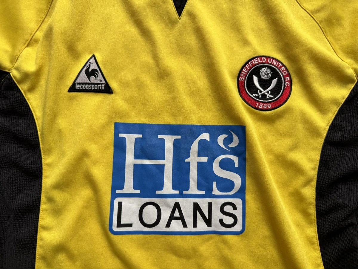 Le Coq Sportif Goalkeeper T-shirt of FC "Sheffield United" season 2005/2006 Size US S / EU 44-46 / 1 - 3 Thumbnail