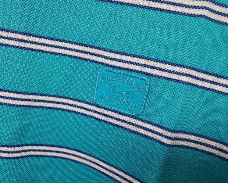 Paul & Shark RRP300€ PAUL&SHARK sz L T-shirt Yachting Striped New Cotton Size US L / EU 52-54 / 3 - 4 Thumbnail