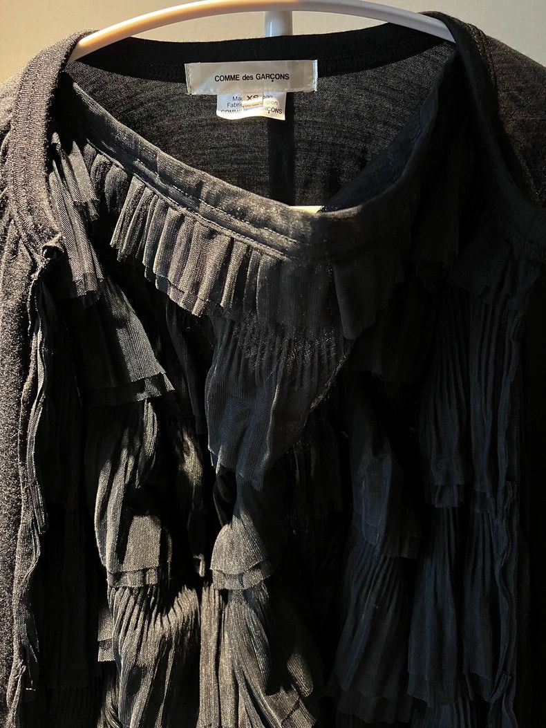 Comme des Garcons Comme Des Garcons Mainline wool ruffled top Size XS / US 0-2 / IT 36-38 - 2 Thumbnail