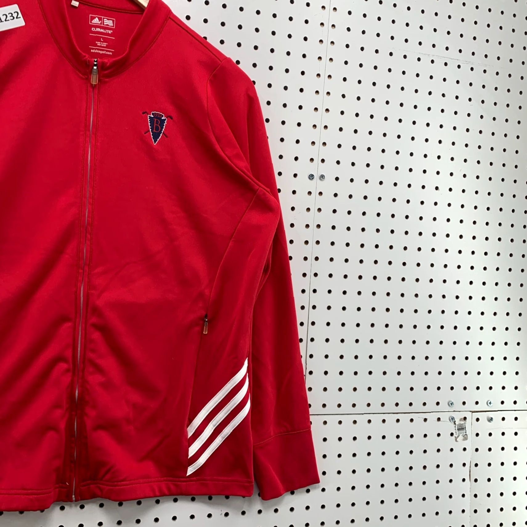 Adidas VINTAGE ADIDAS Golf CLIMALITE Active Jacket Womens Large Red Butterfield Golf 22x27.5 Size L / US 10 / IT 46 - 4 Thumbnail
