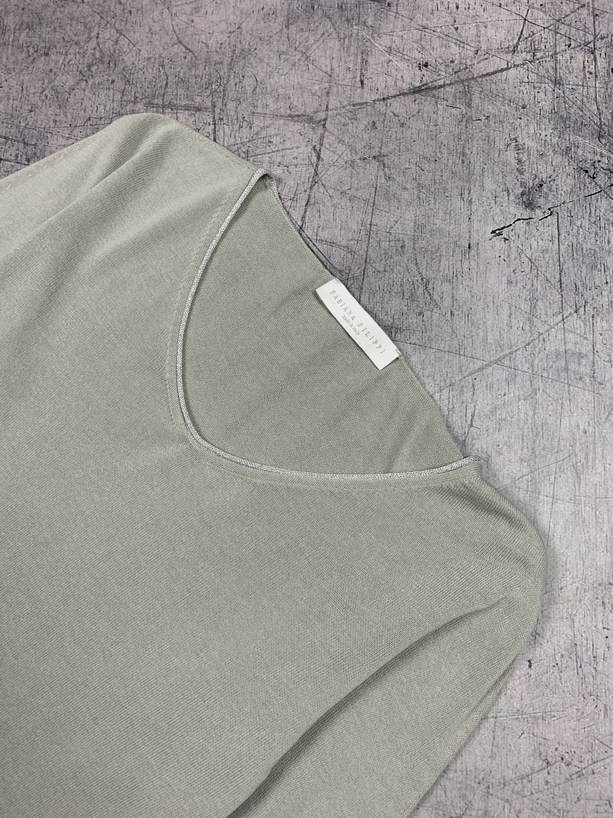 Fabiana Filippi Fabiana Filippi V-Neck Sweater Women’s Made in Italy Size S / US 4 / IT 40 - 2 Thumbnail