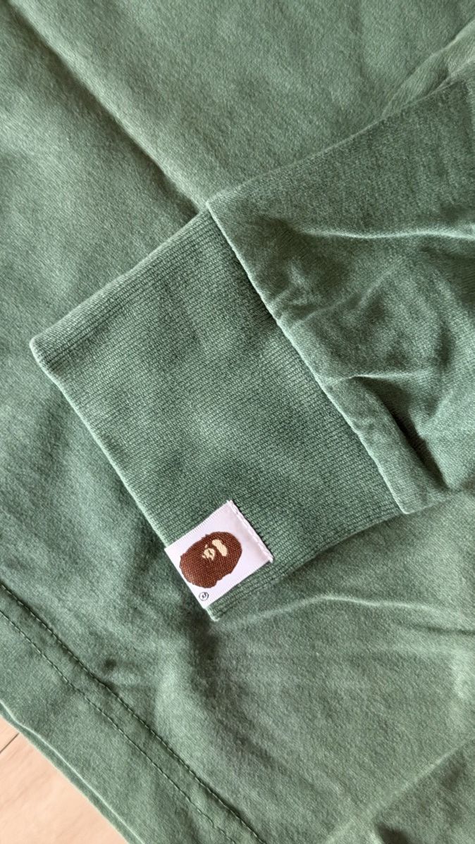 Bape Overdye One Point Pocket Relaxed Fit Tee Green Size US S / EU 44-46 / 1 - 3 Thumbnail