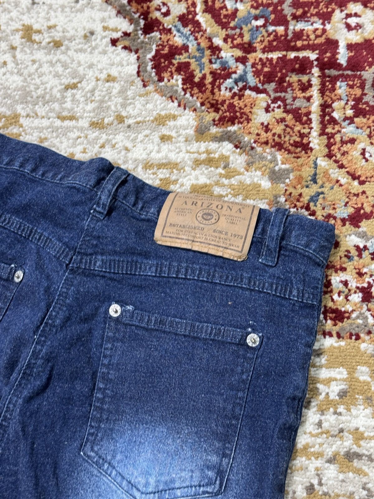 20471120 ᶠᵃⁿᶜʸᵍᵘʸ Y2K Flared Baggy Washed Bootcut Denim Jeans Vintage Size US 30 / EU 46 - 7 Thumbnail