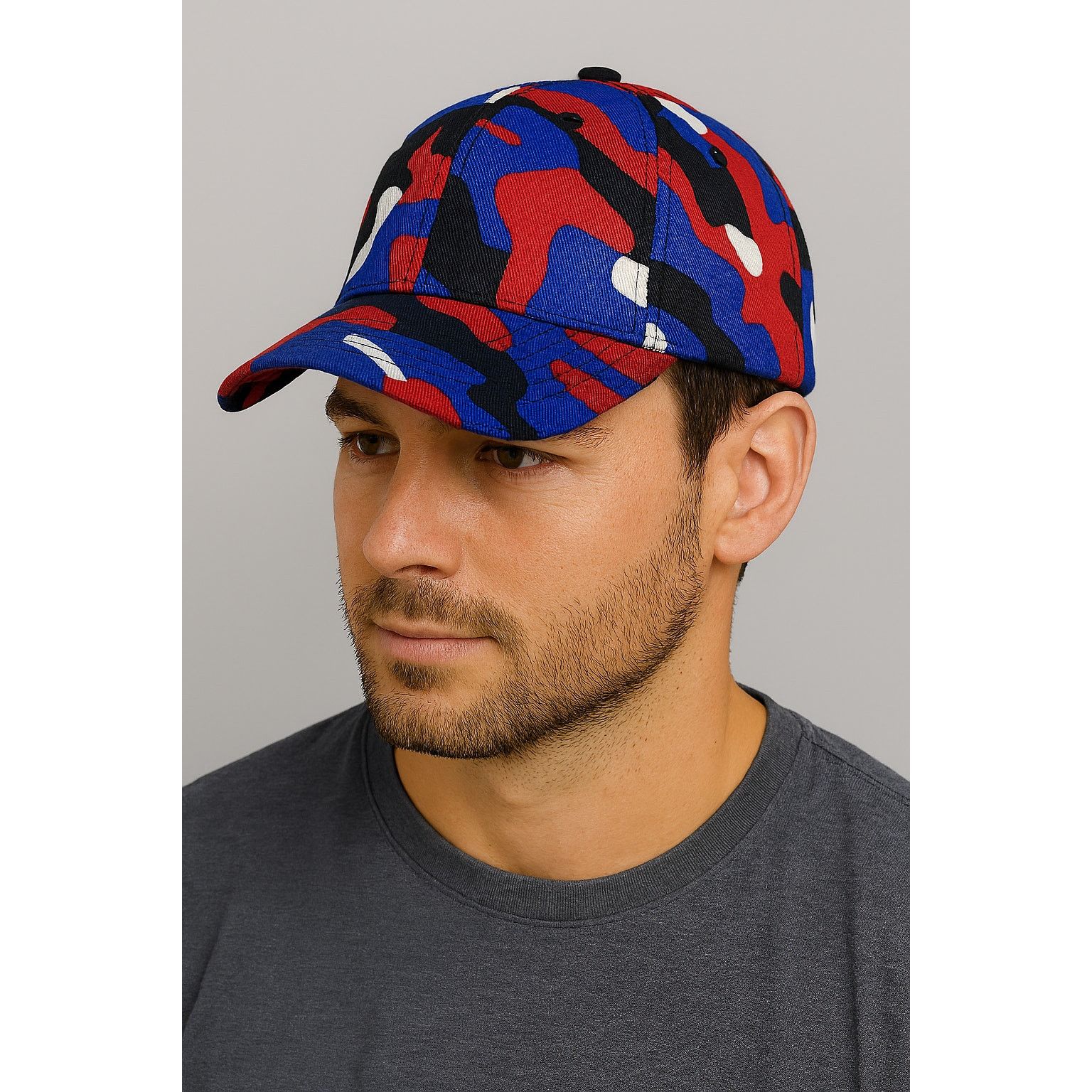 Other Baseball Cap - Adjustable - Red/White/Blue/Black - Brand New Size ONE SIZE - 1 Thumbnail