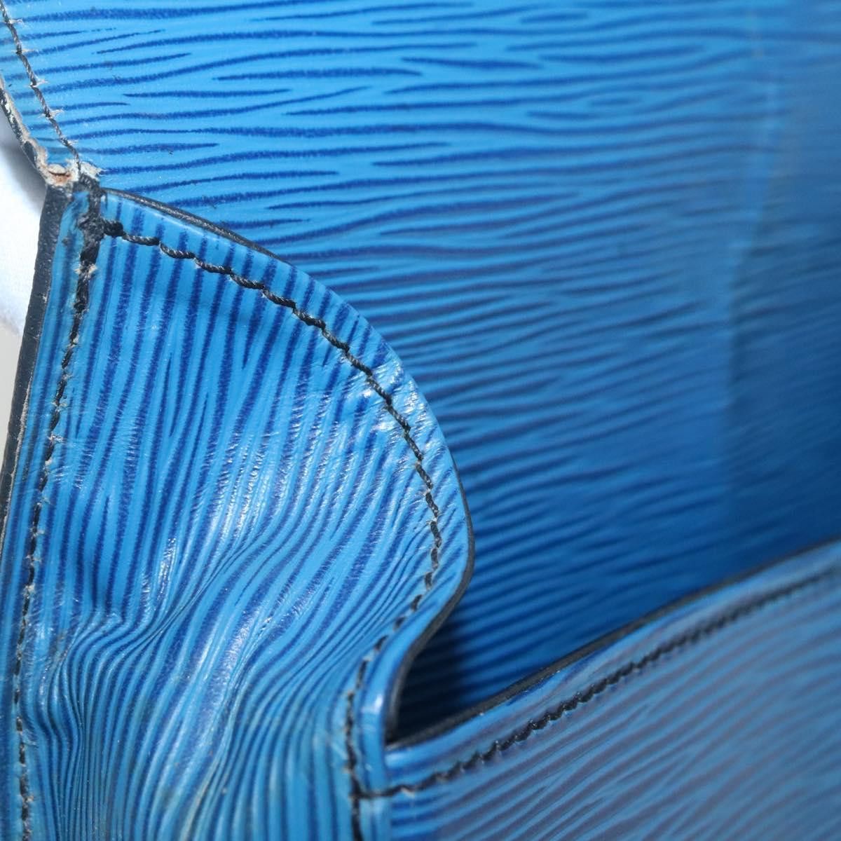 Louis Vuitton LOUIS VUITTON Epi Saint Cloud GM Shoulder Bag Toledo Blue Size ONE SIZE - 9 Thumbnail