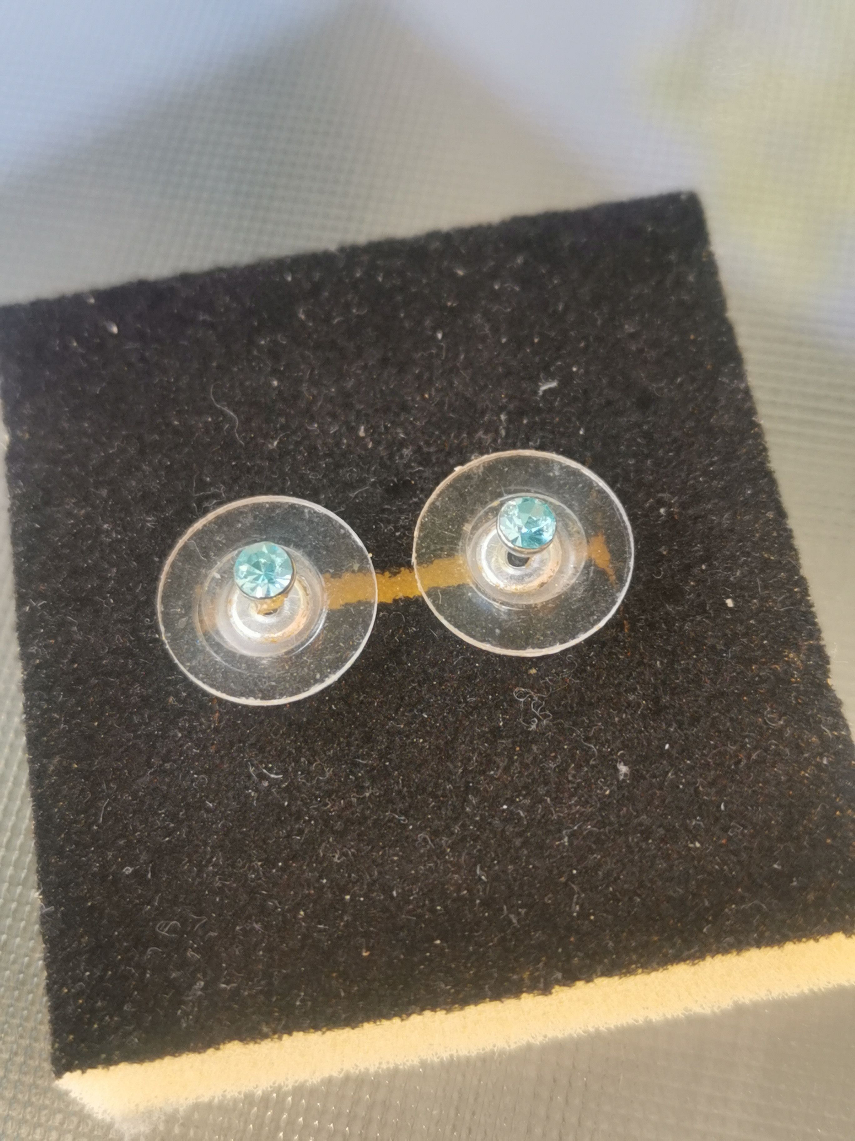 Jewelry Small blue stud earrings Size ONE SIZE - 1 Preview