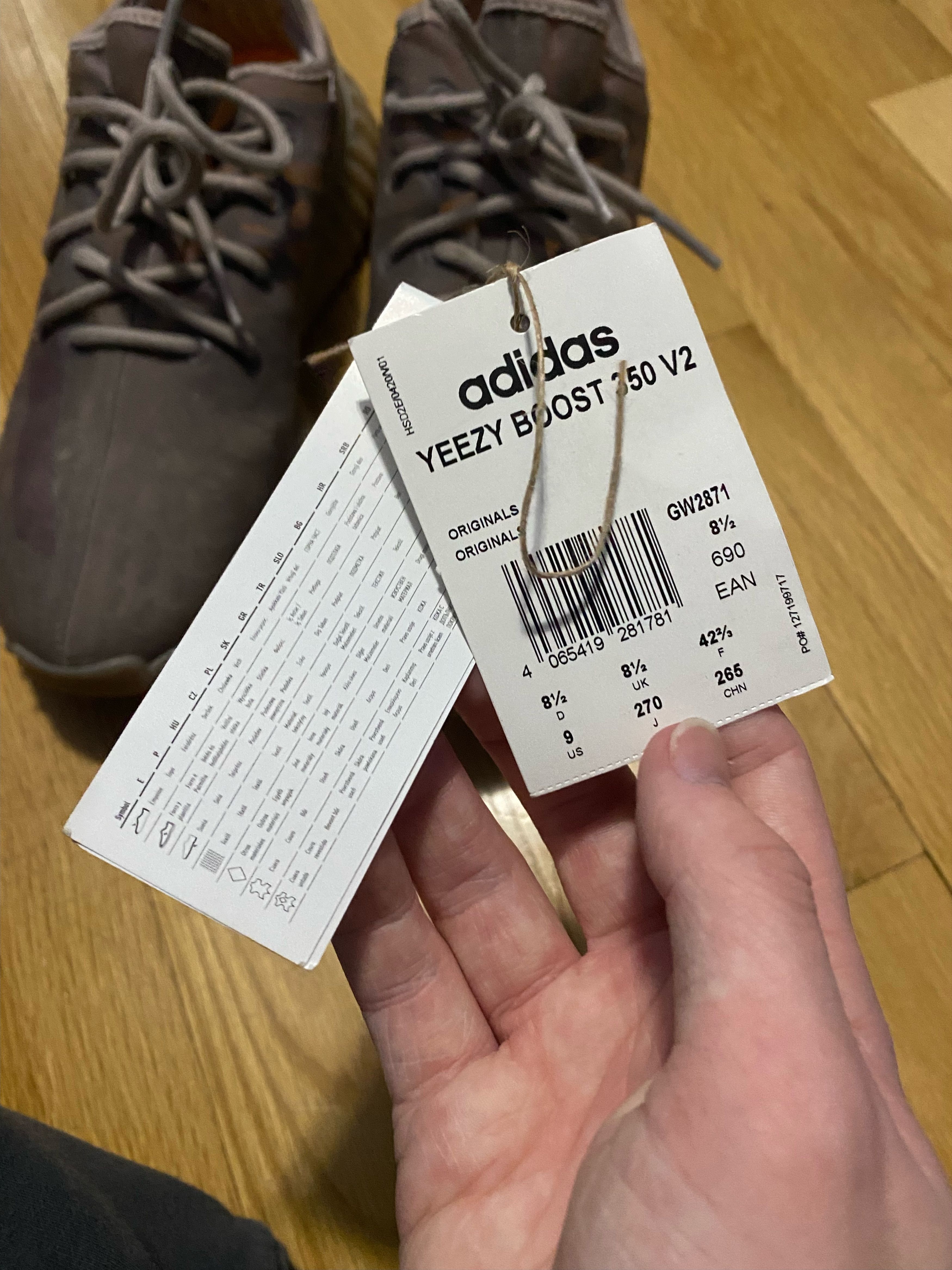 Adidas × Kanye West Yeezy boost 350 mono mist Size US 9 / EU 42 - 6 Thumbnail