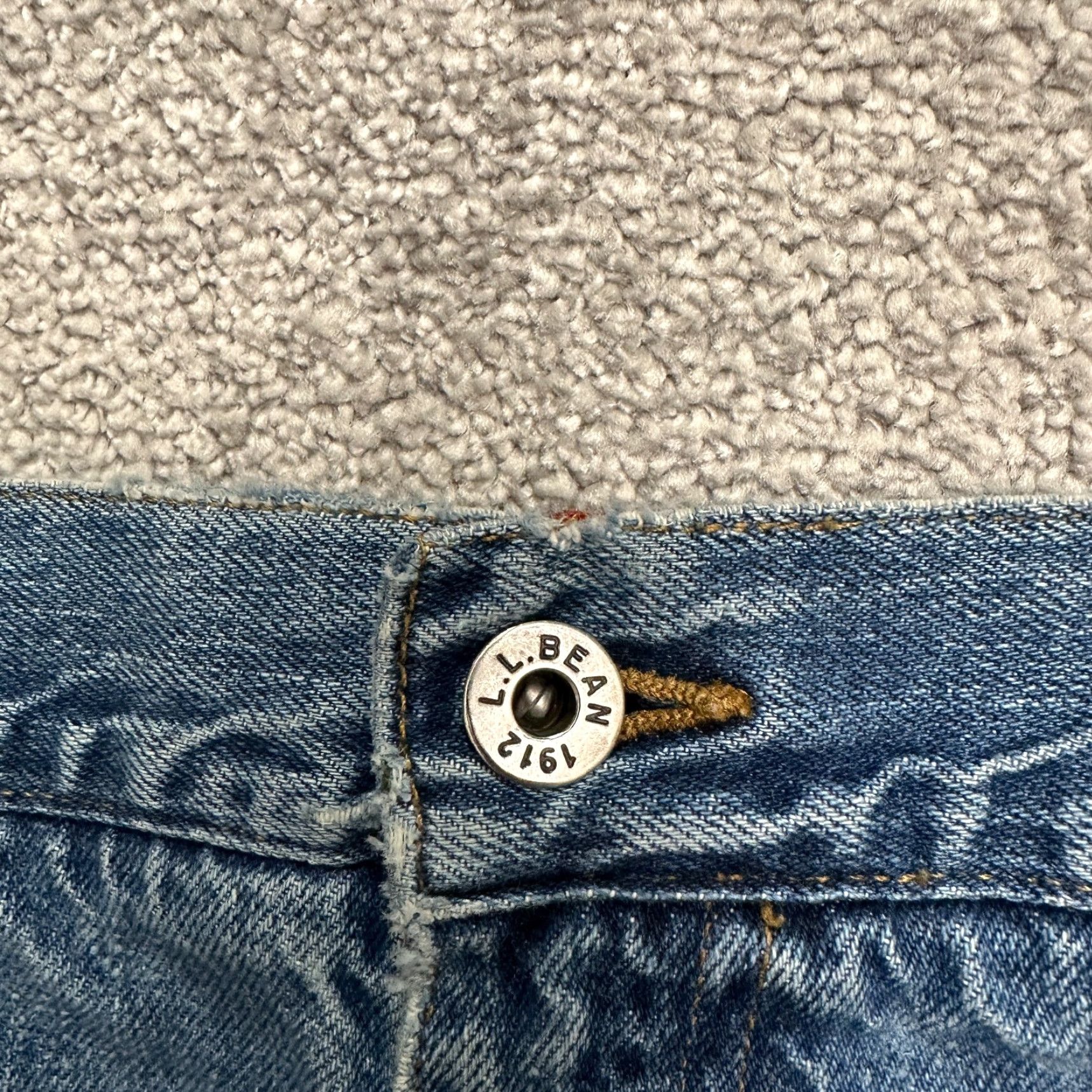 Vintage VINTAGE L.L. Bean Jeans Denim Regular Fit 36x29.5 Men Blue Cotton 90s USA Mens Size US 36 / EU 52 - 3 Thumbnail